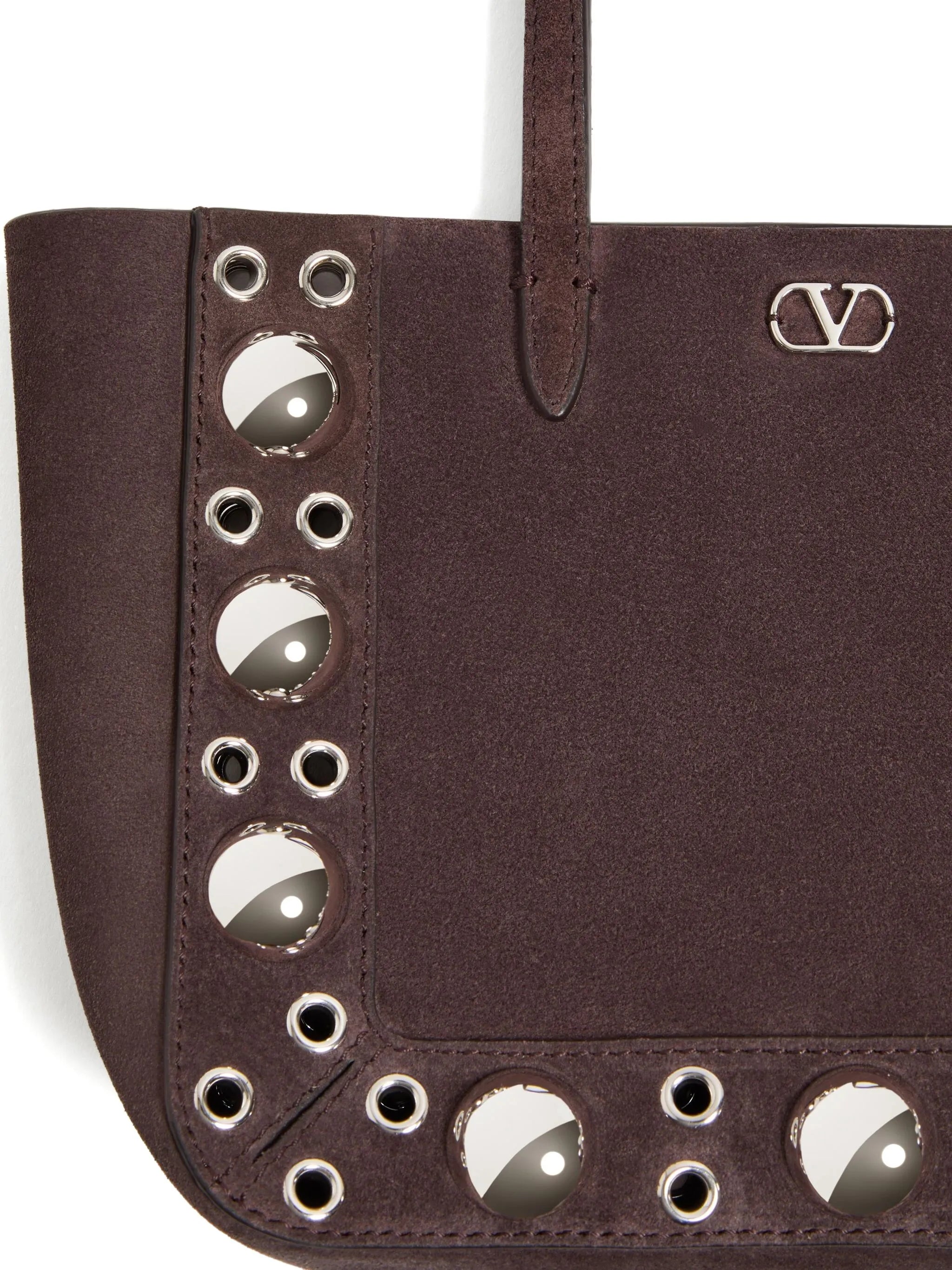 eyelet-detailing tote bag