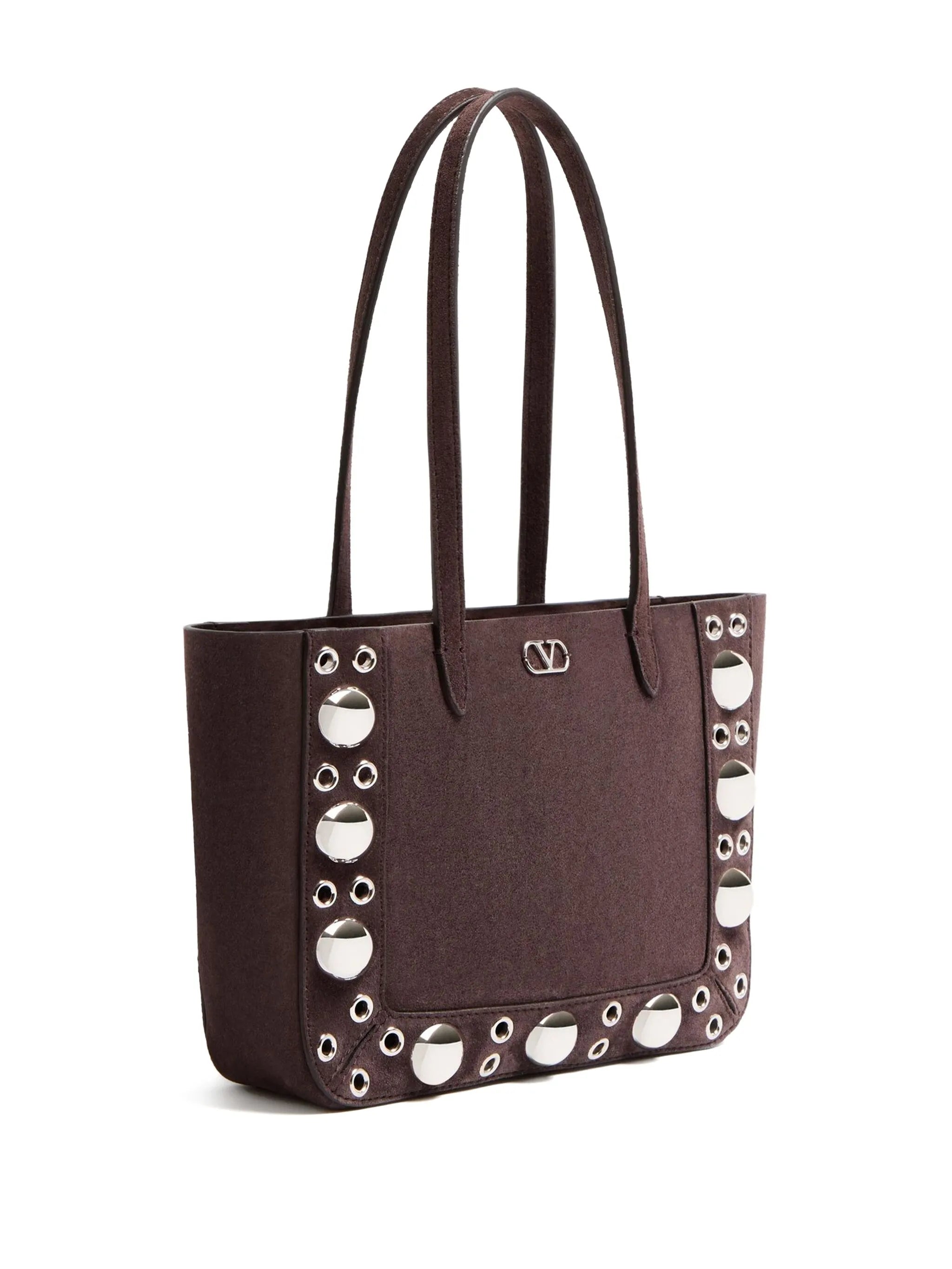 eyelet-detailing tote bag