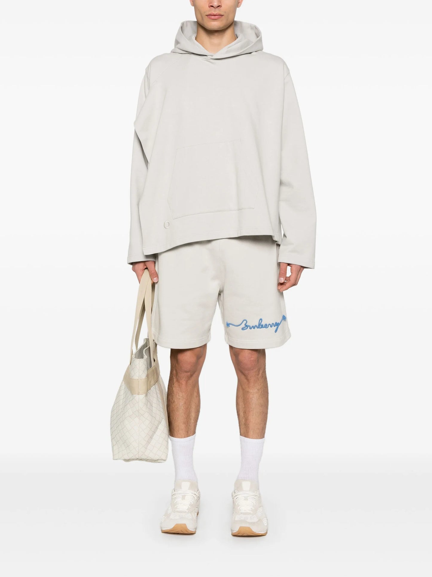 logo-embroidered track shorts