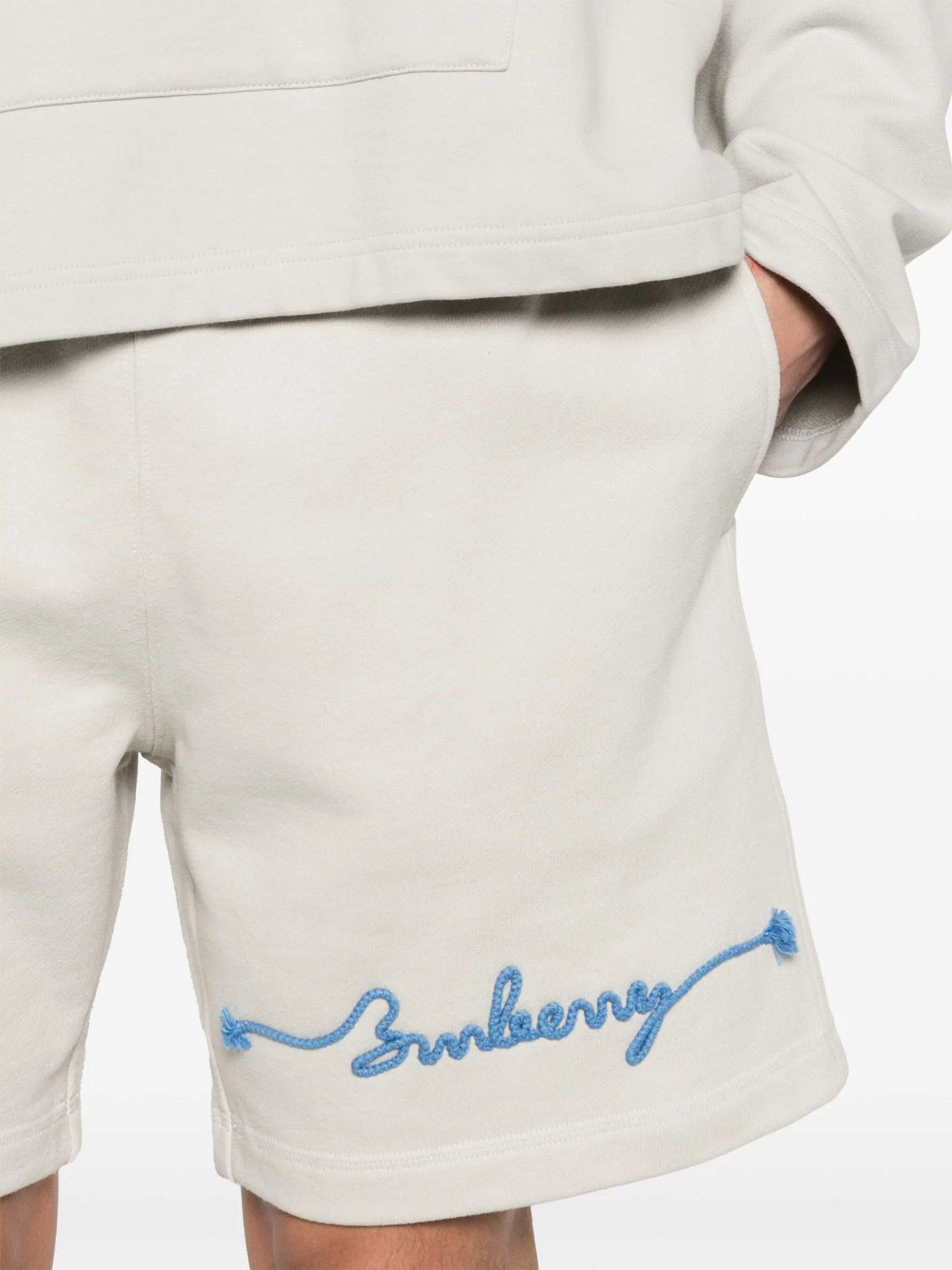 logo-embroidered track shorts