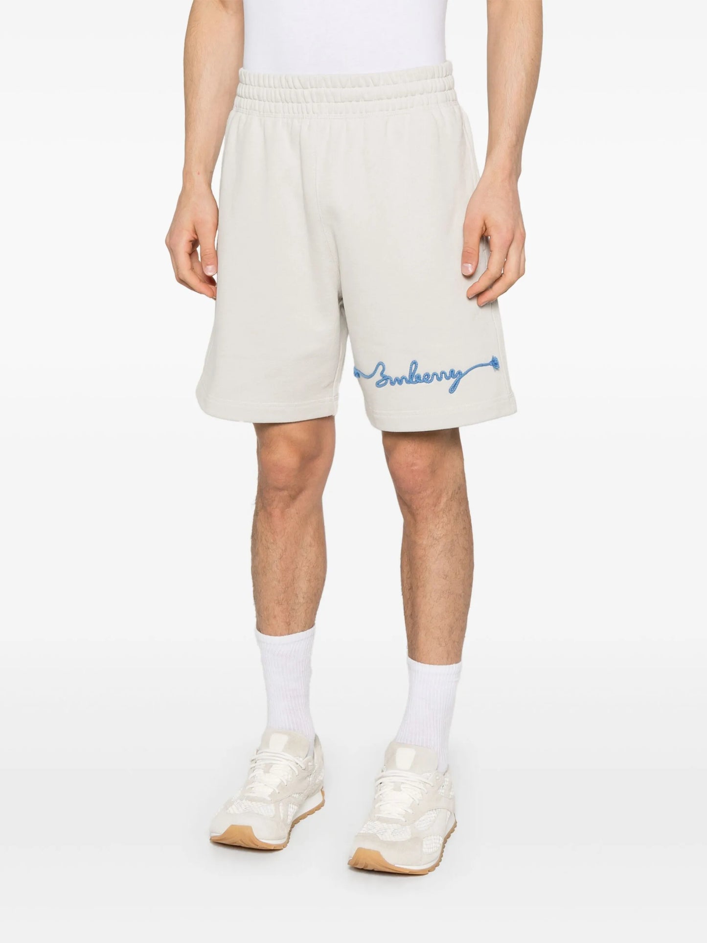 logo-embroidered track shorts