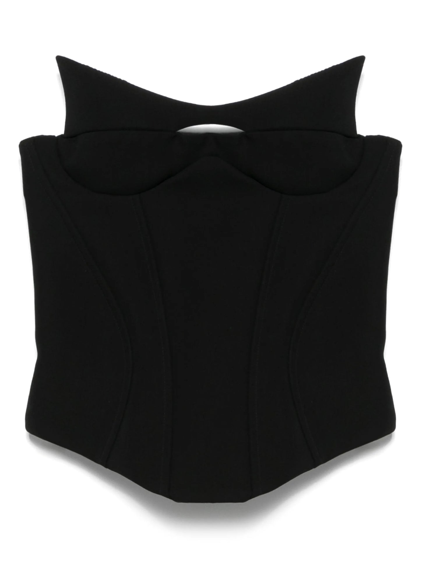 sleeveless corset top
