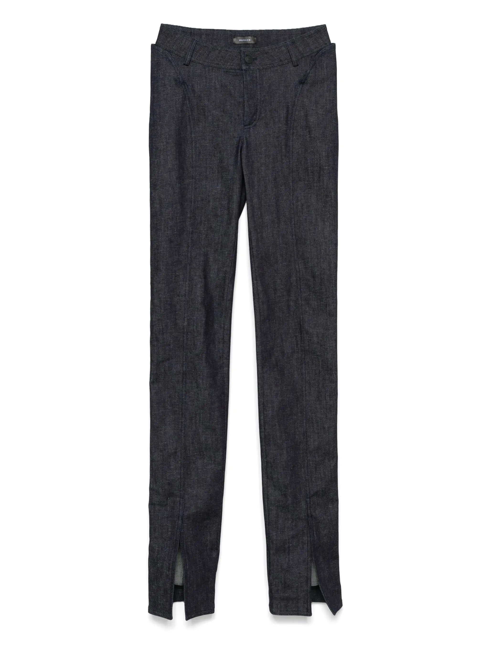 split-ankles jeans