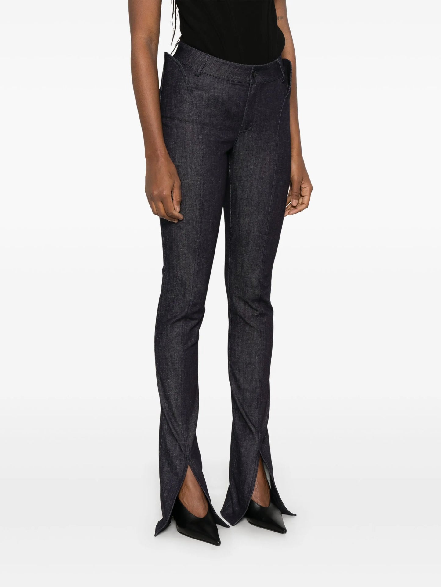 split-ankles jeans
