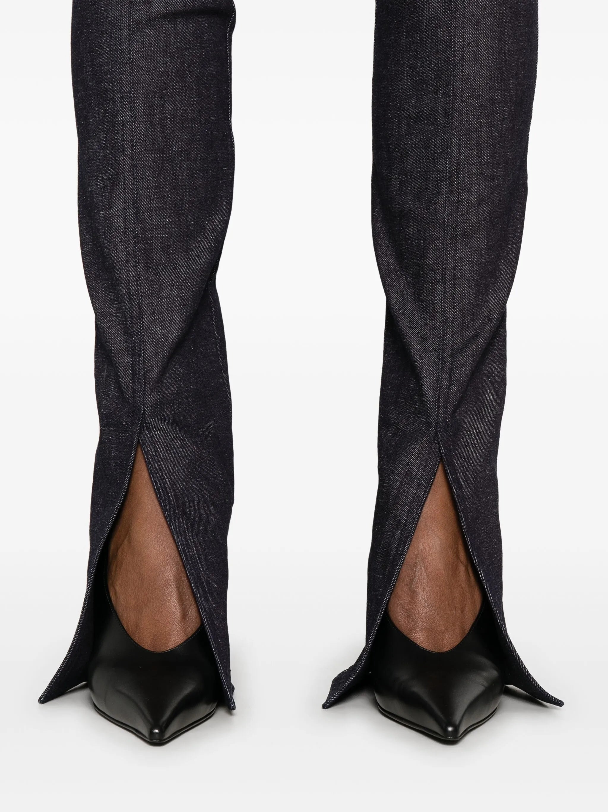 split-ankles jeans
