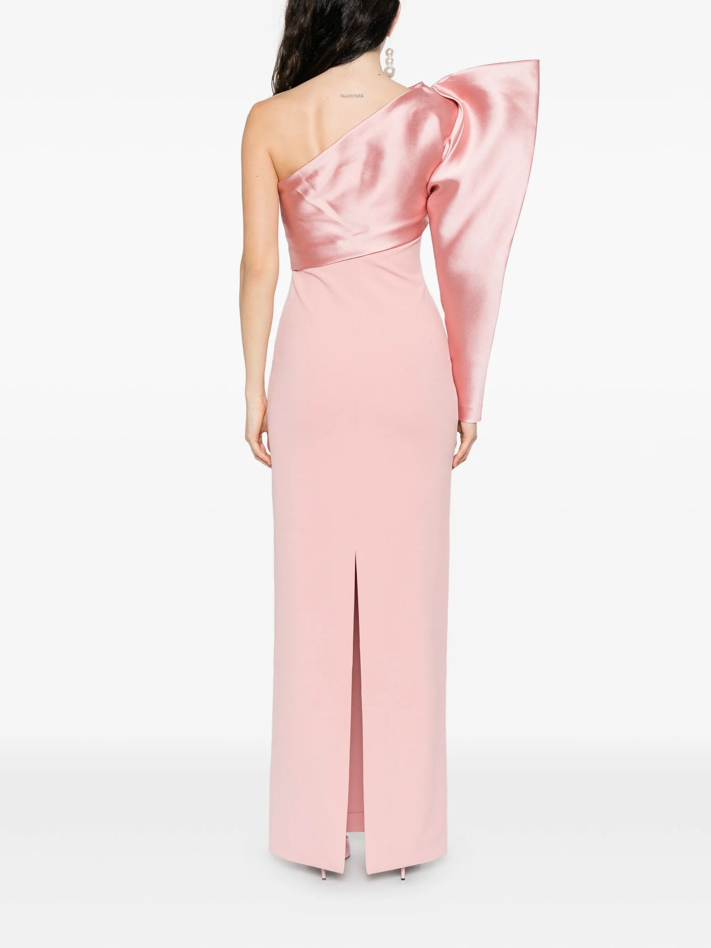 Tally panel-sleeve maxi dress