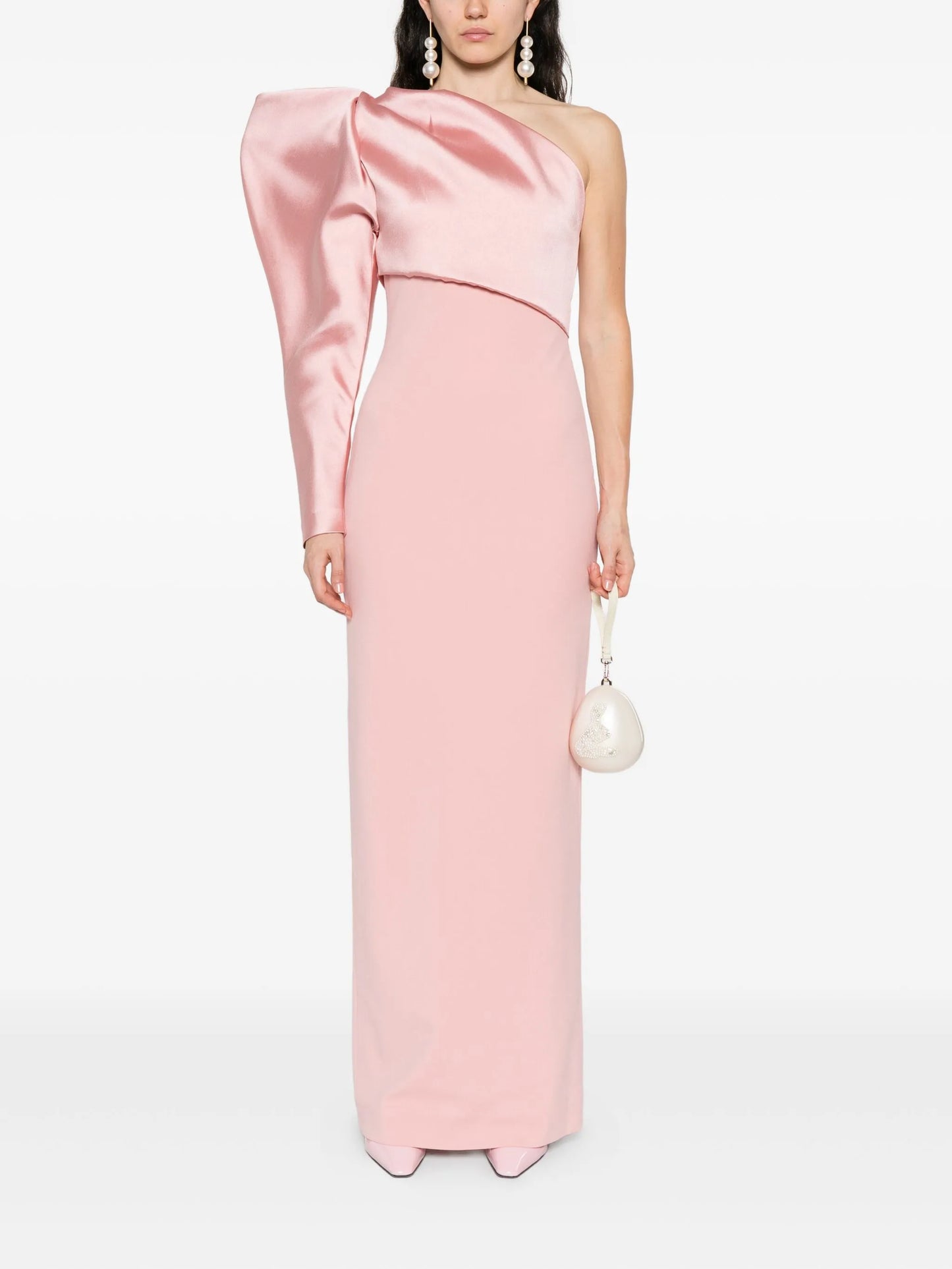 Tally panel-sleeve maxi dress