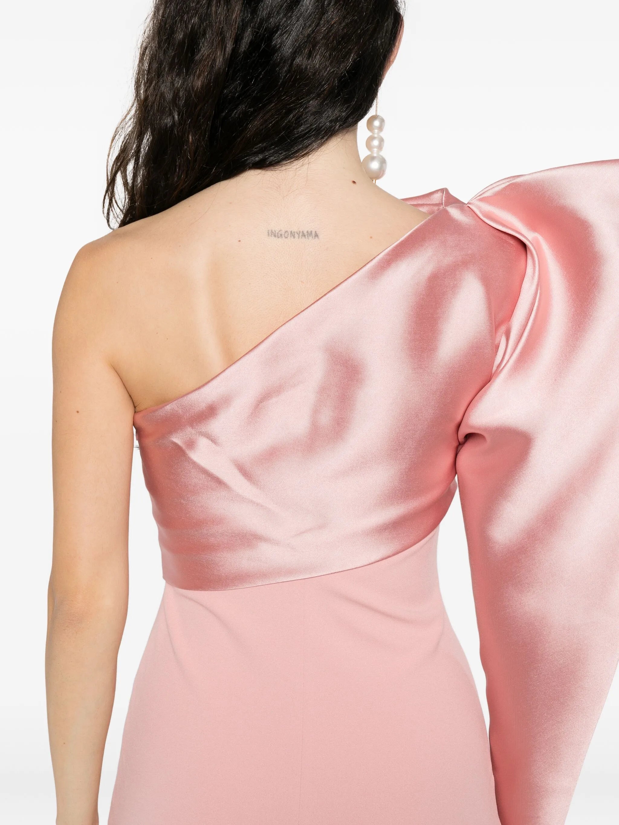 Tally panel-sleeve maxi dress