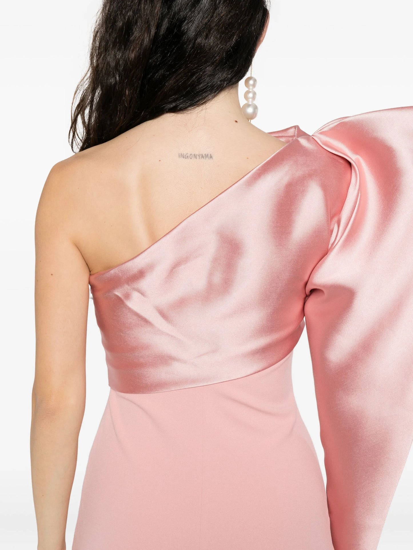Tally panel-sleeve maxi dress