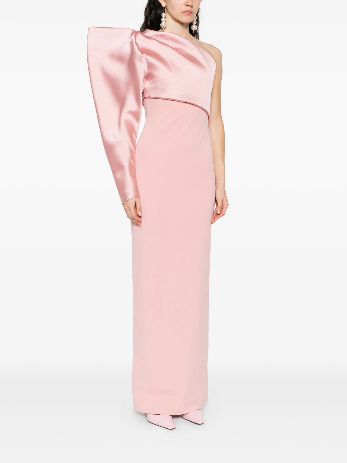 Tally panel-sleeve maxi dress