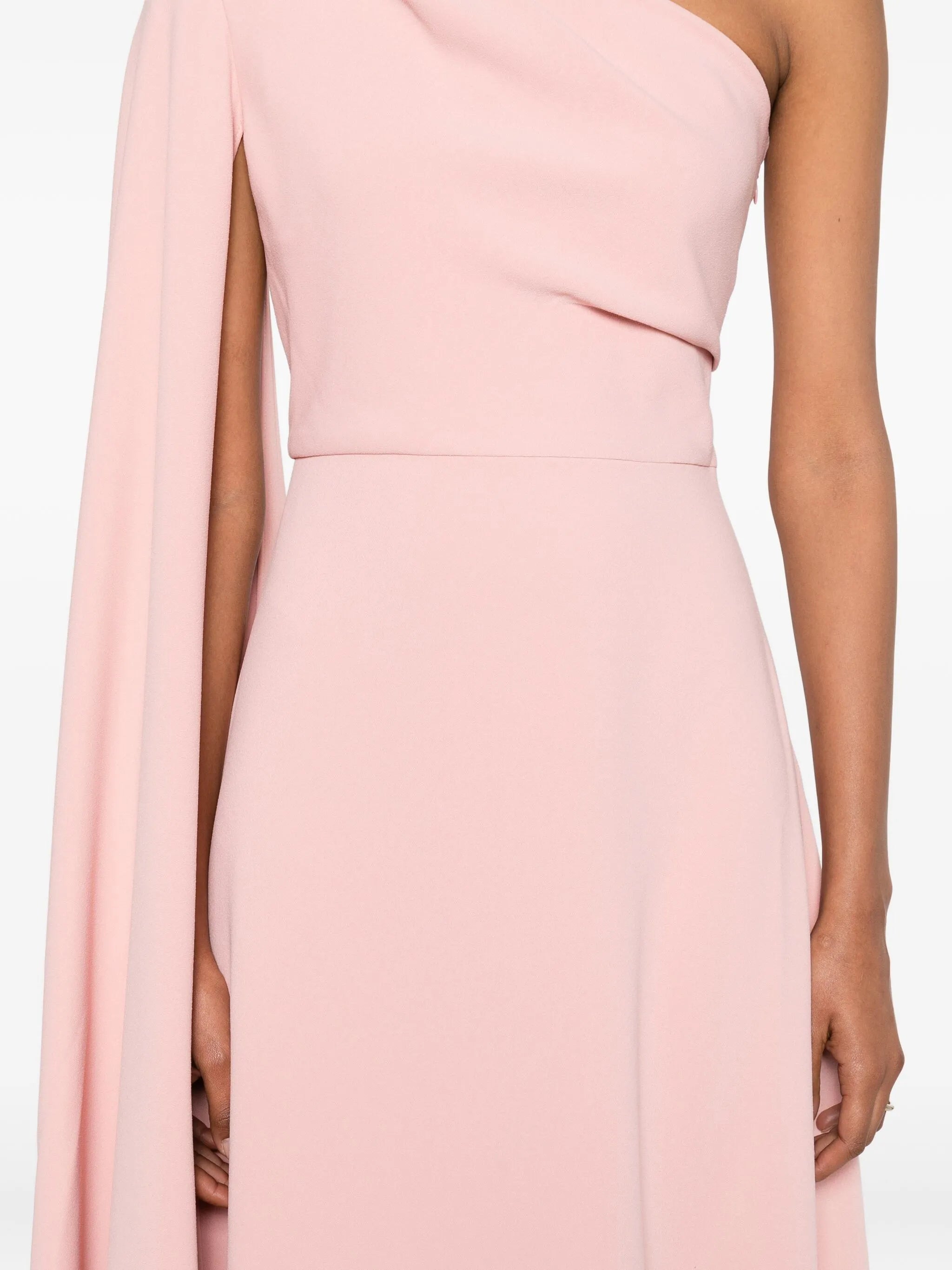 Yazmin one-shoulder ruffled maxi dress