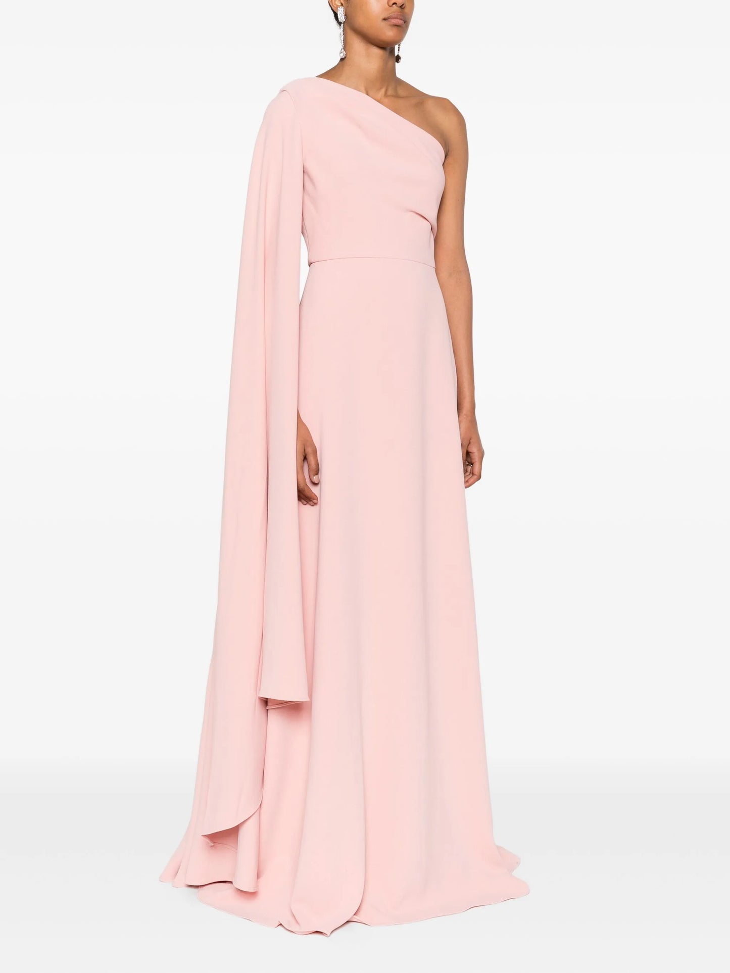 Yazmin one-shoulder ruffled maxi dress
