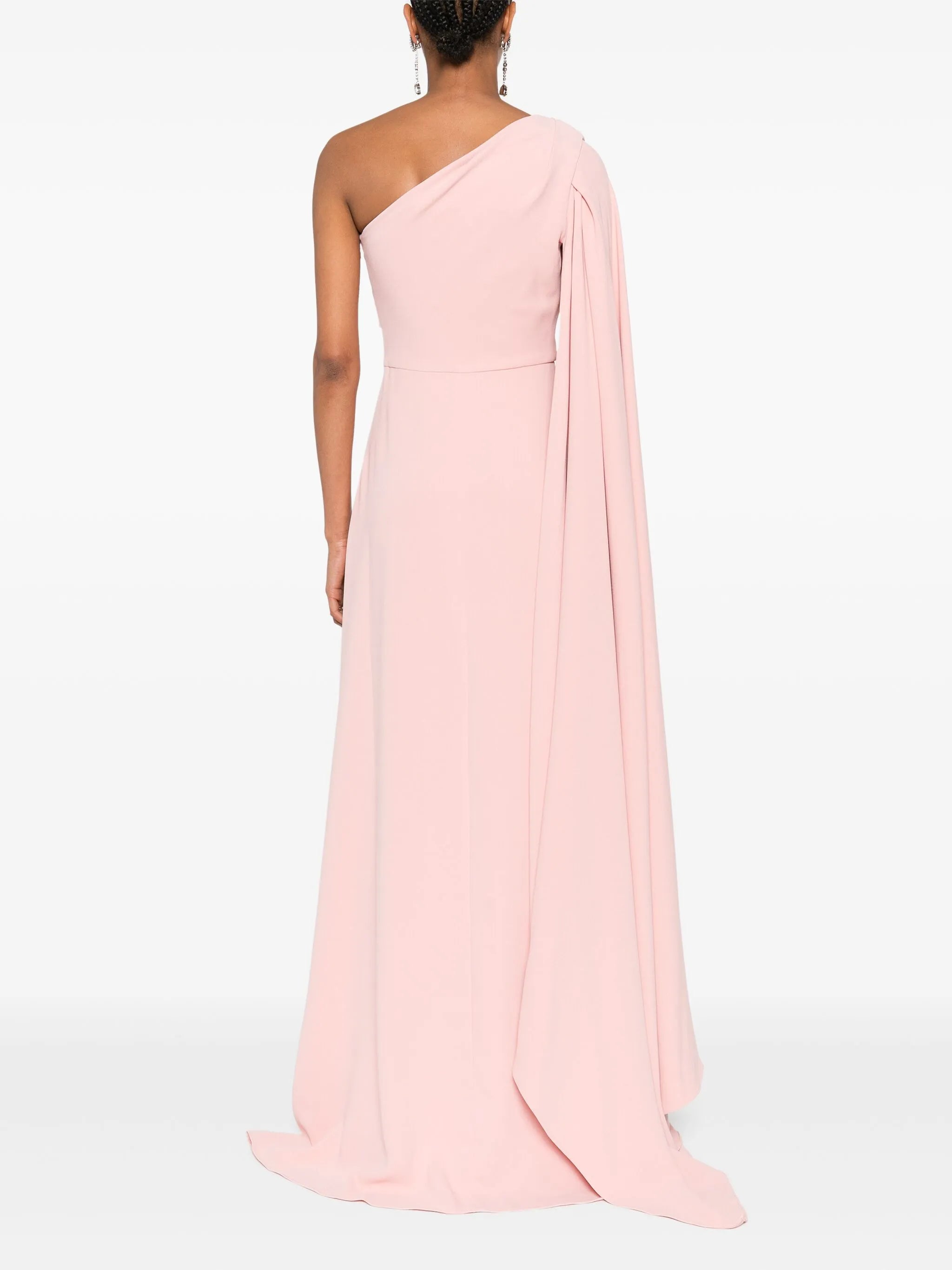 Yazmin one-shoulder ruffled maxi dress