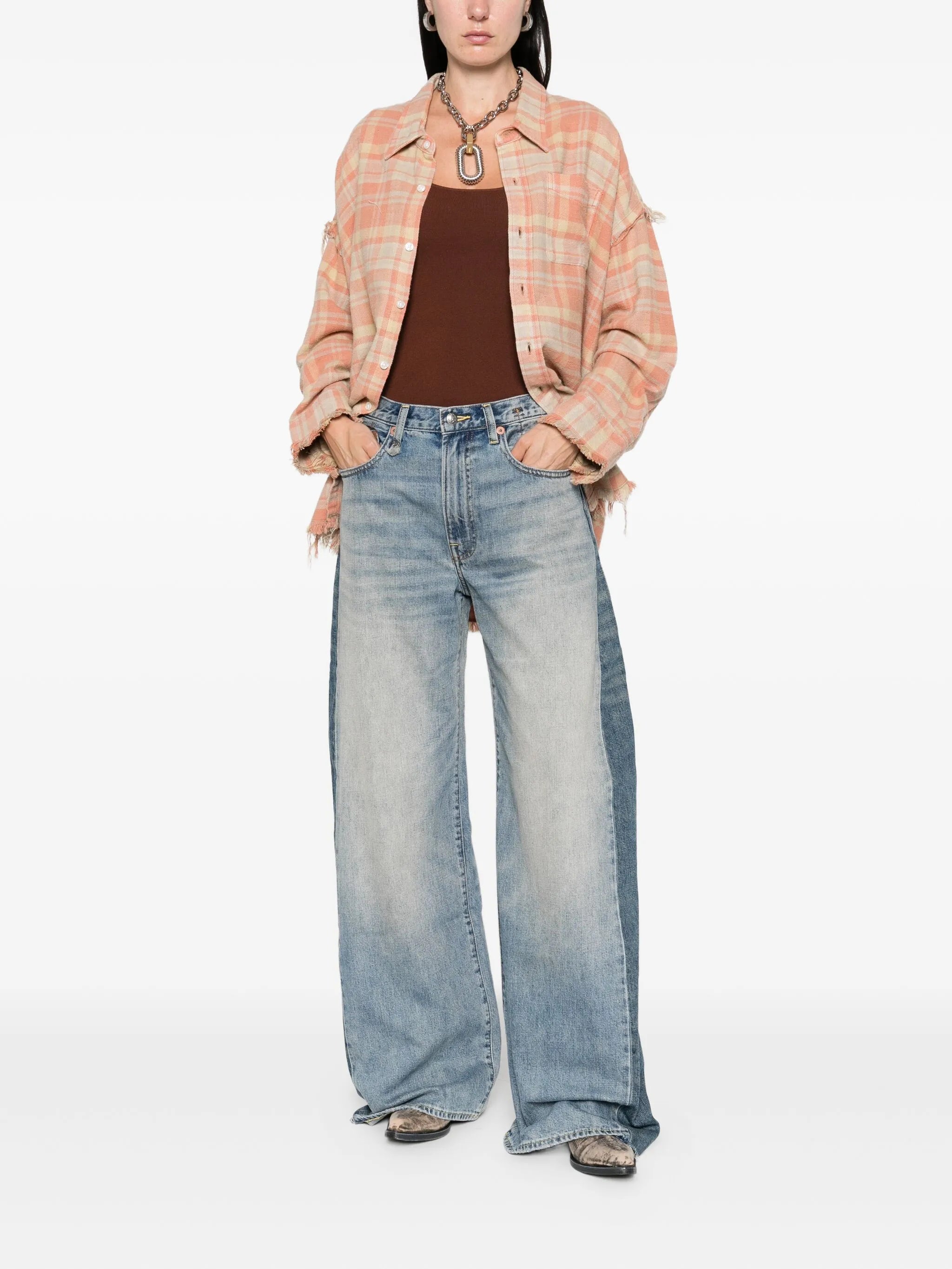 checked cotton shirt