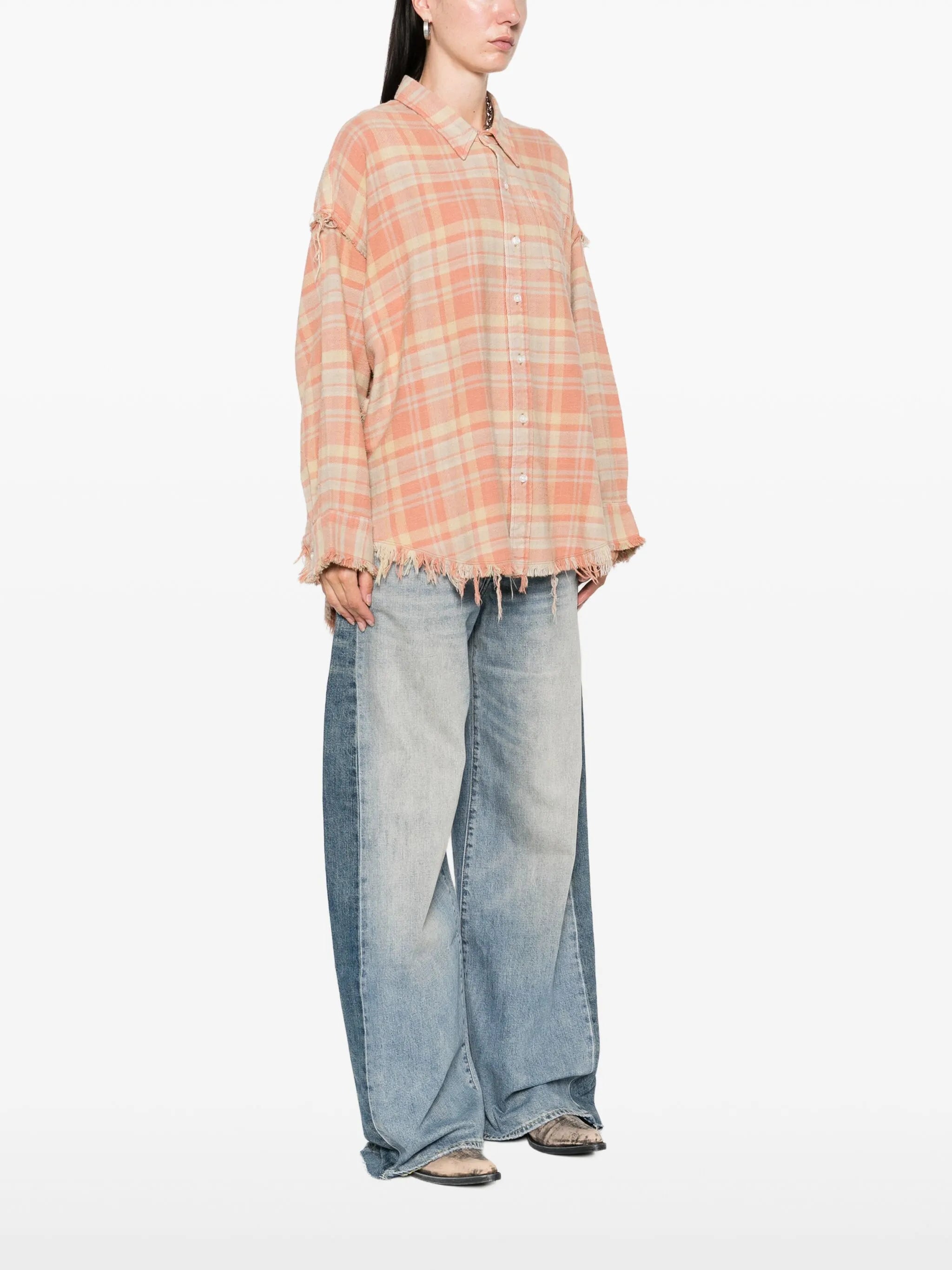 checked cotton shirt