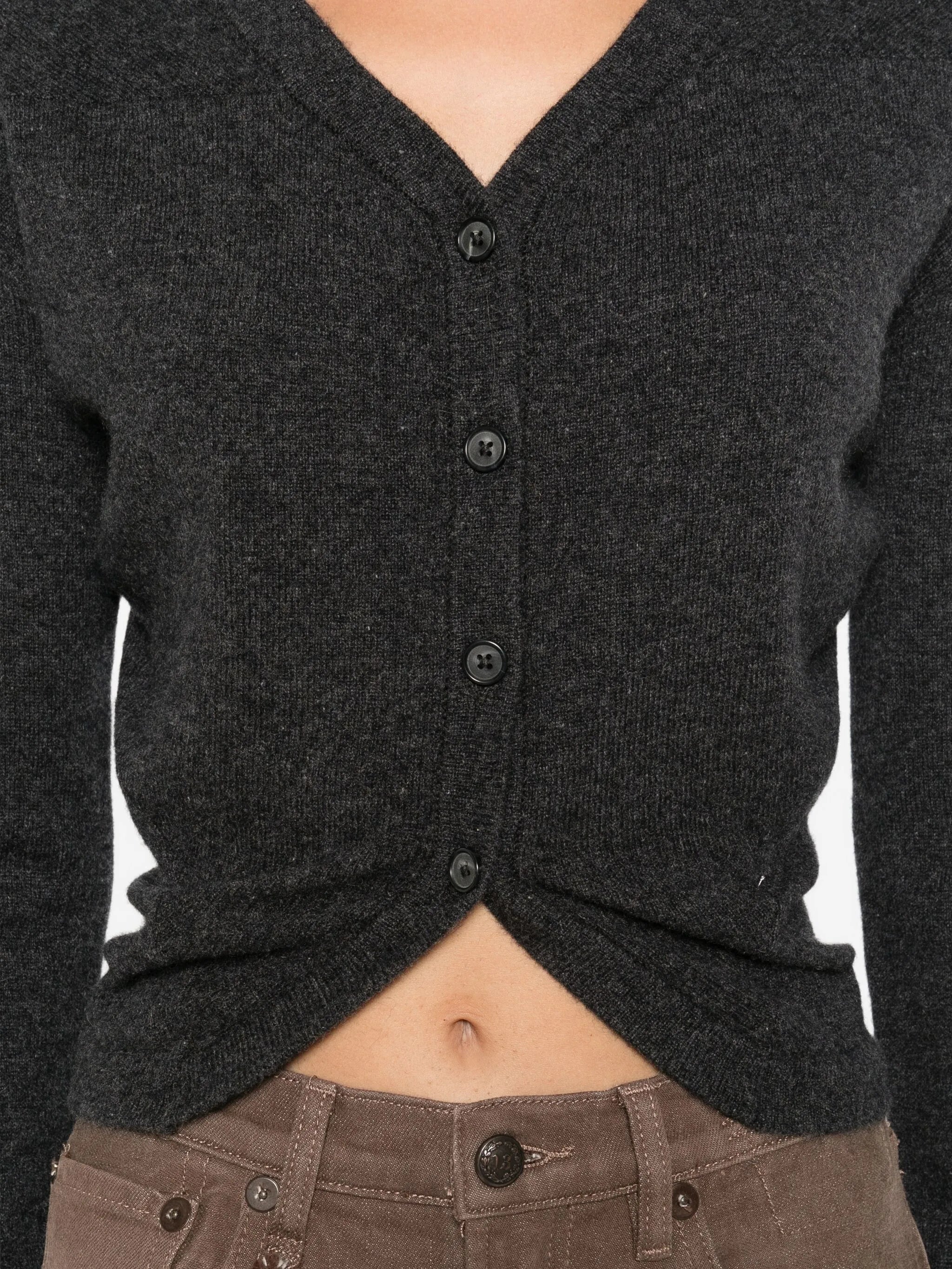 V-neck cardigan