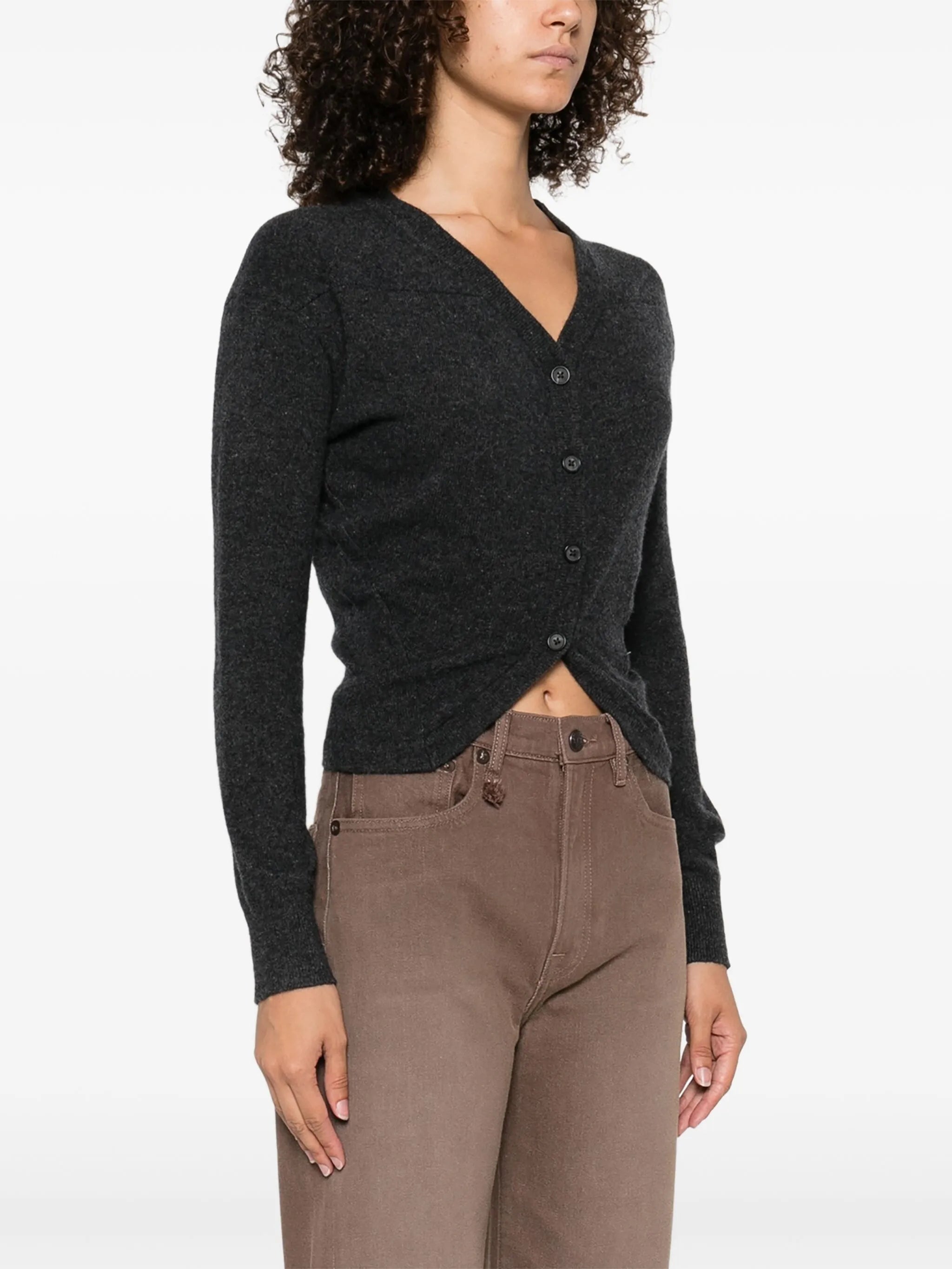 V-neck cardigan