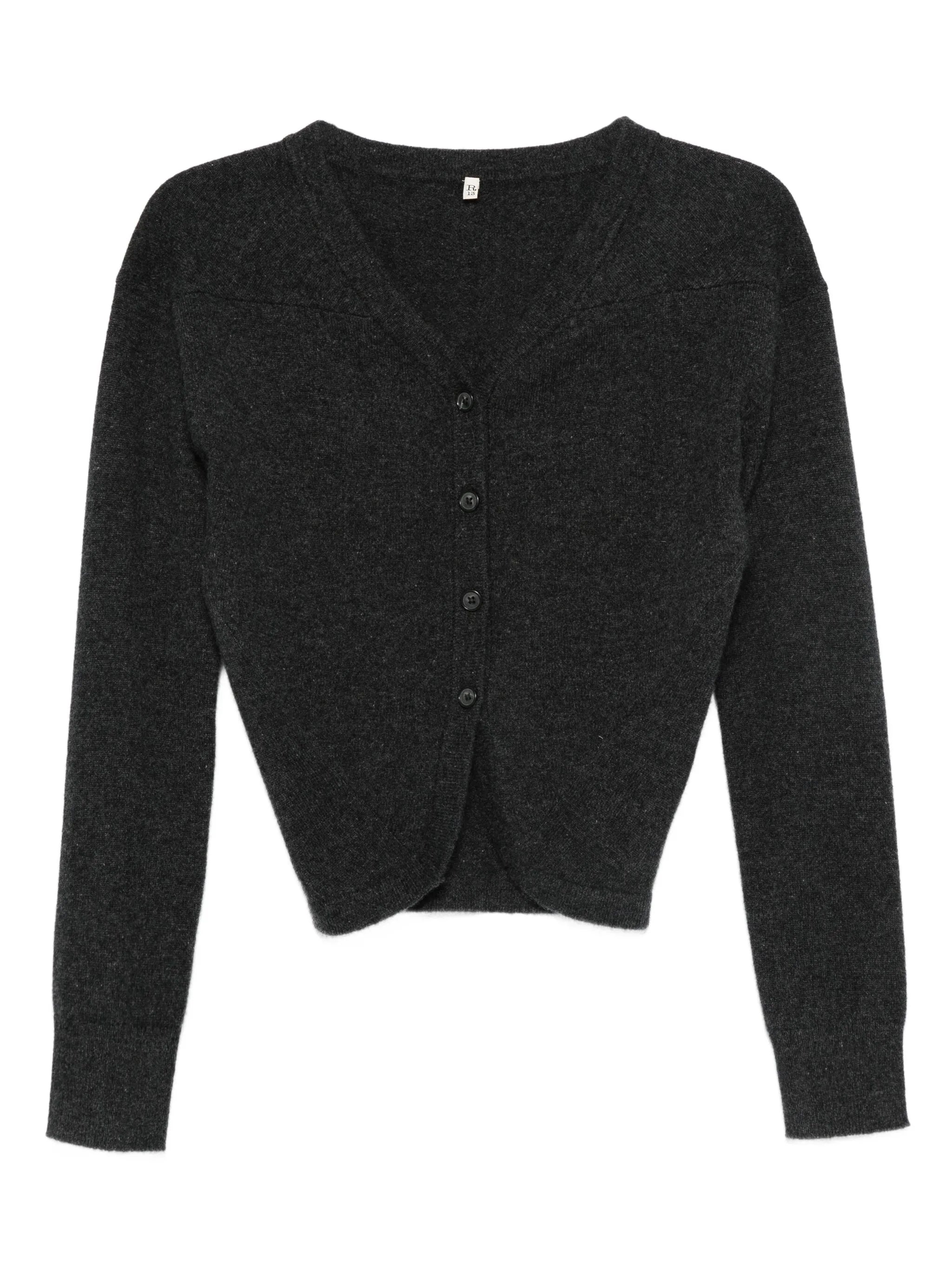 V-neck cardigan