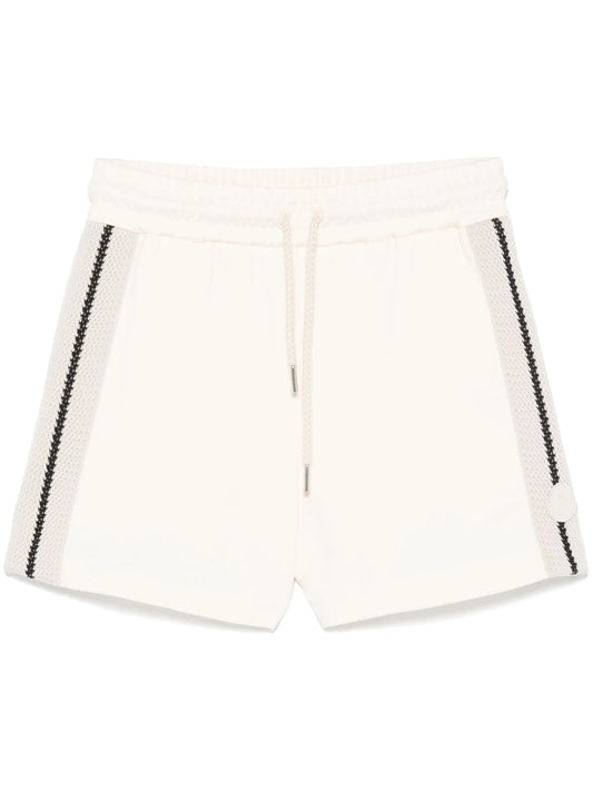 knitted-trim track shorts