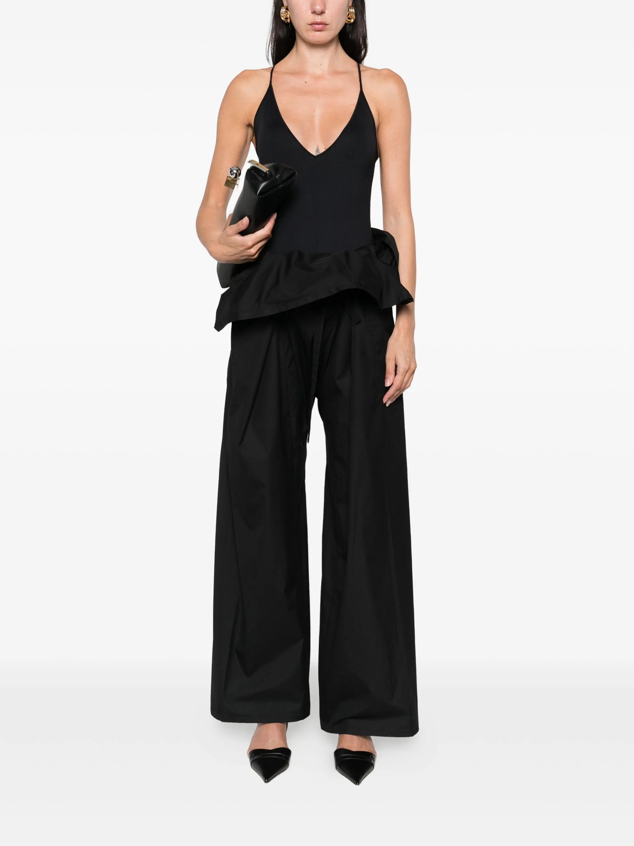 wide-leg trousers
