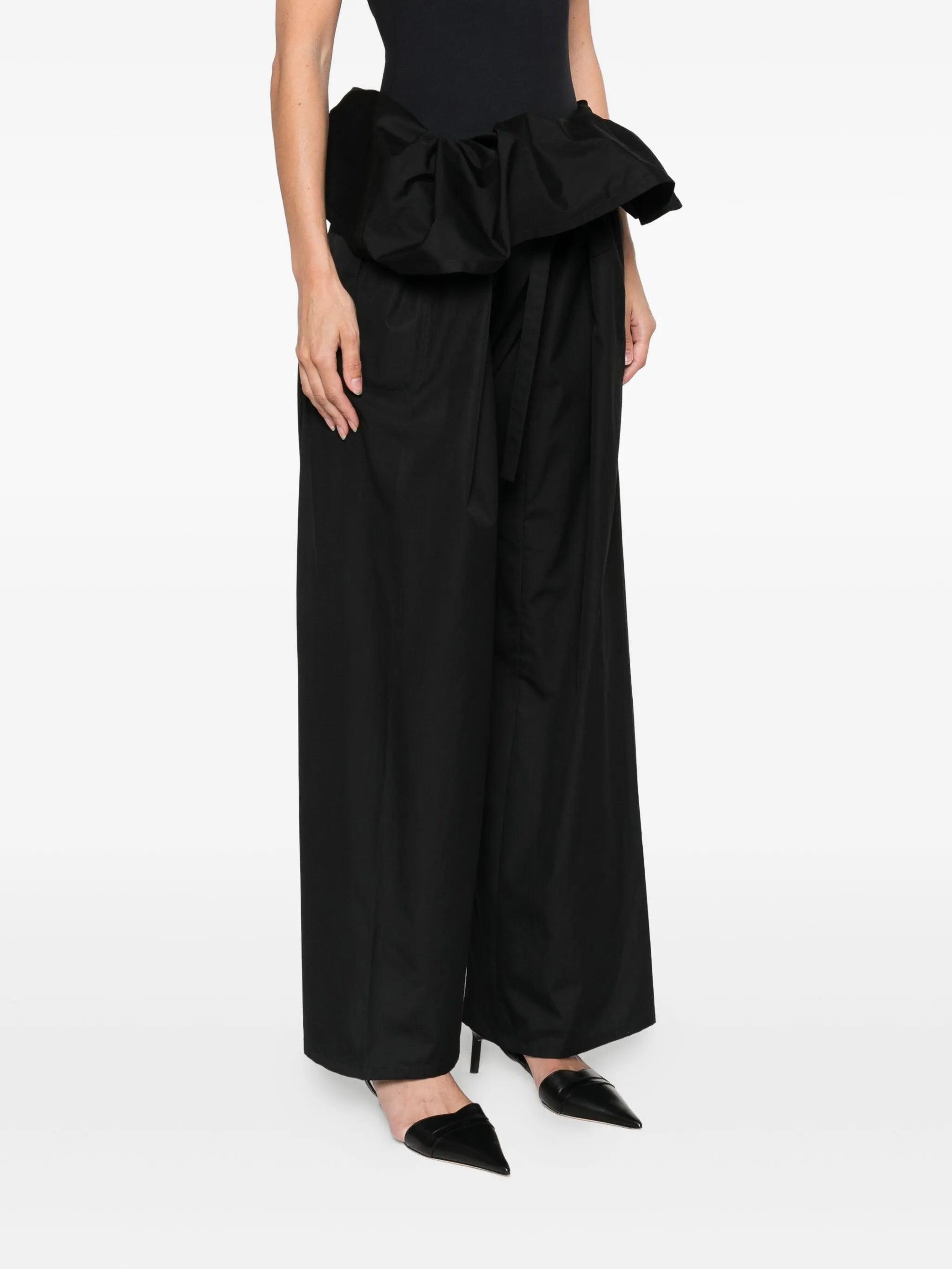 wide-leg trousers