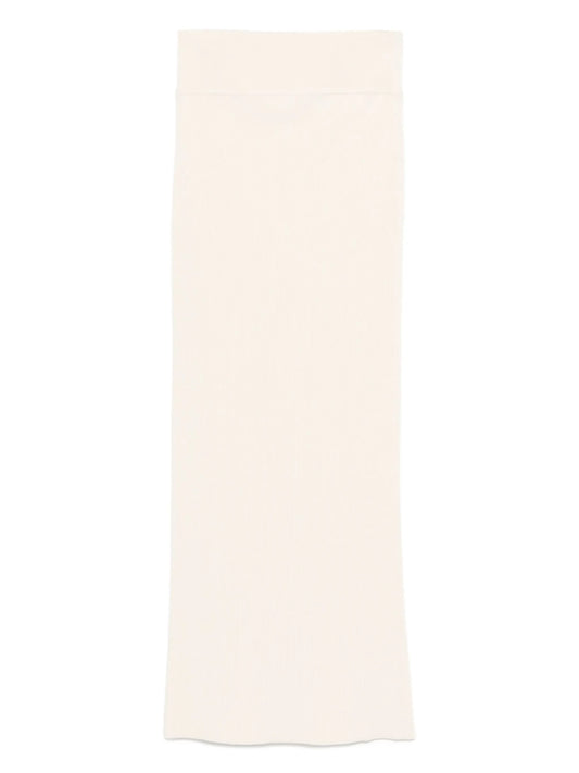 cotton high-rise skirt