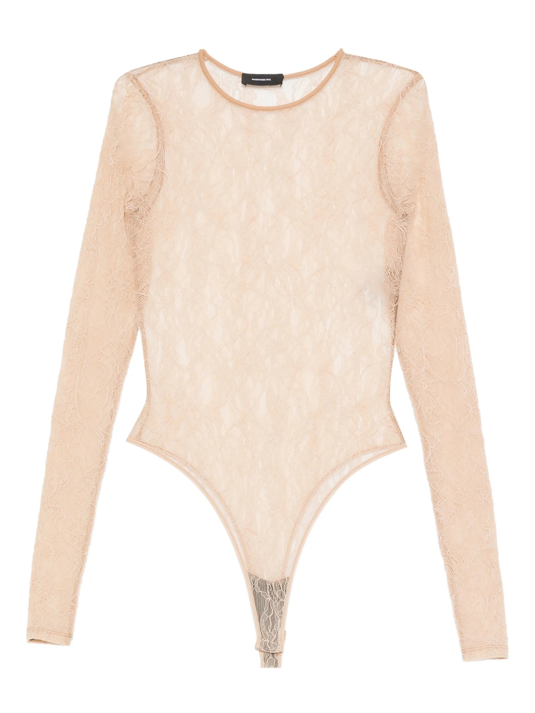 lace long-sleeves bodysuit
