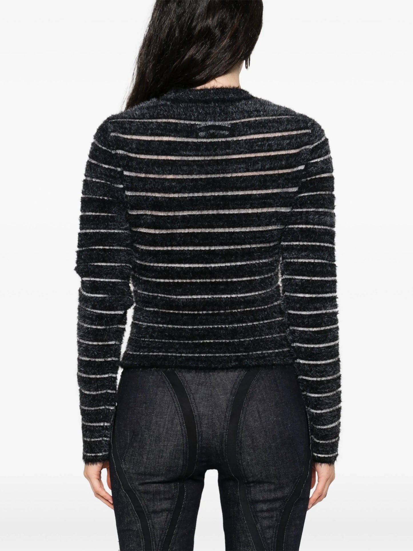 intarsia-logo sweater