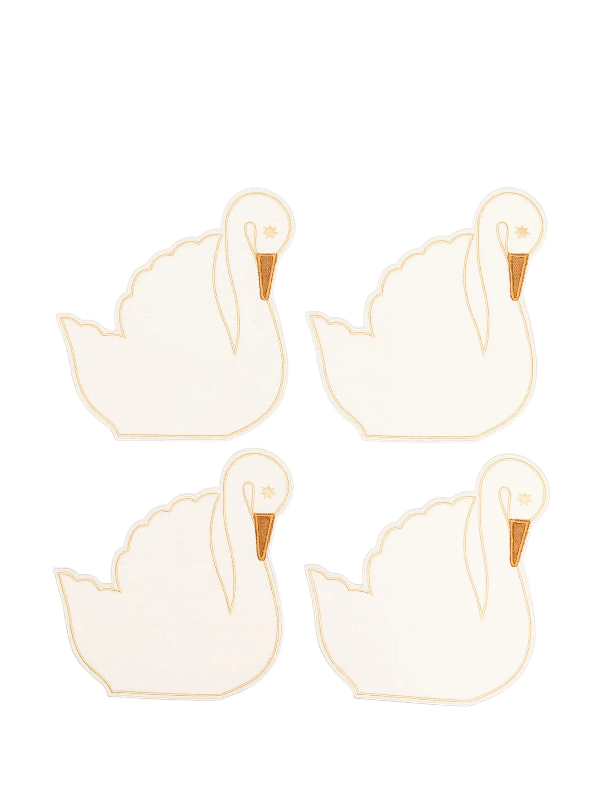 Swan napkins (set of four)