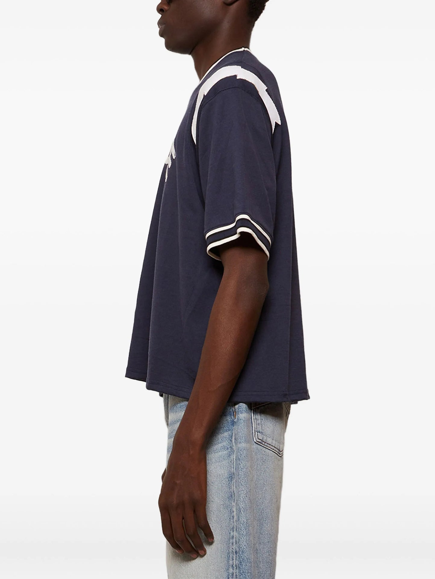 logo-detail baseball T-shirt