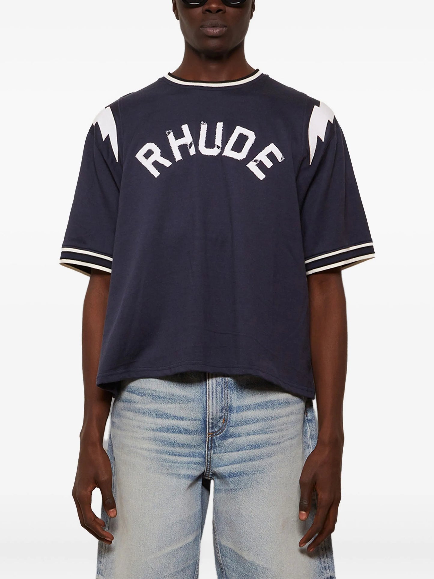 logo-detail baseball T-shirt