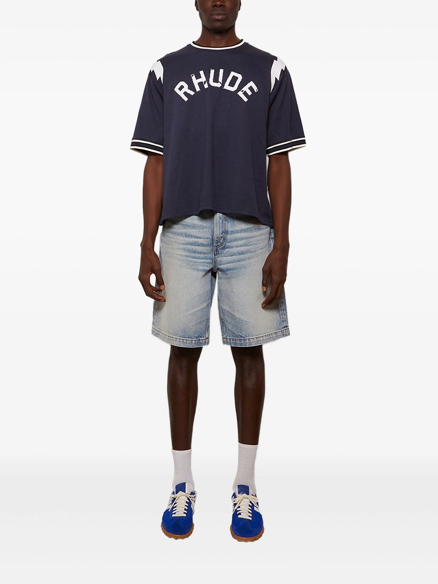 logo-detail baseball T-shirt
