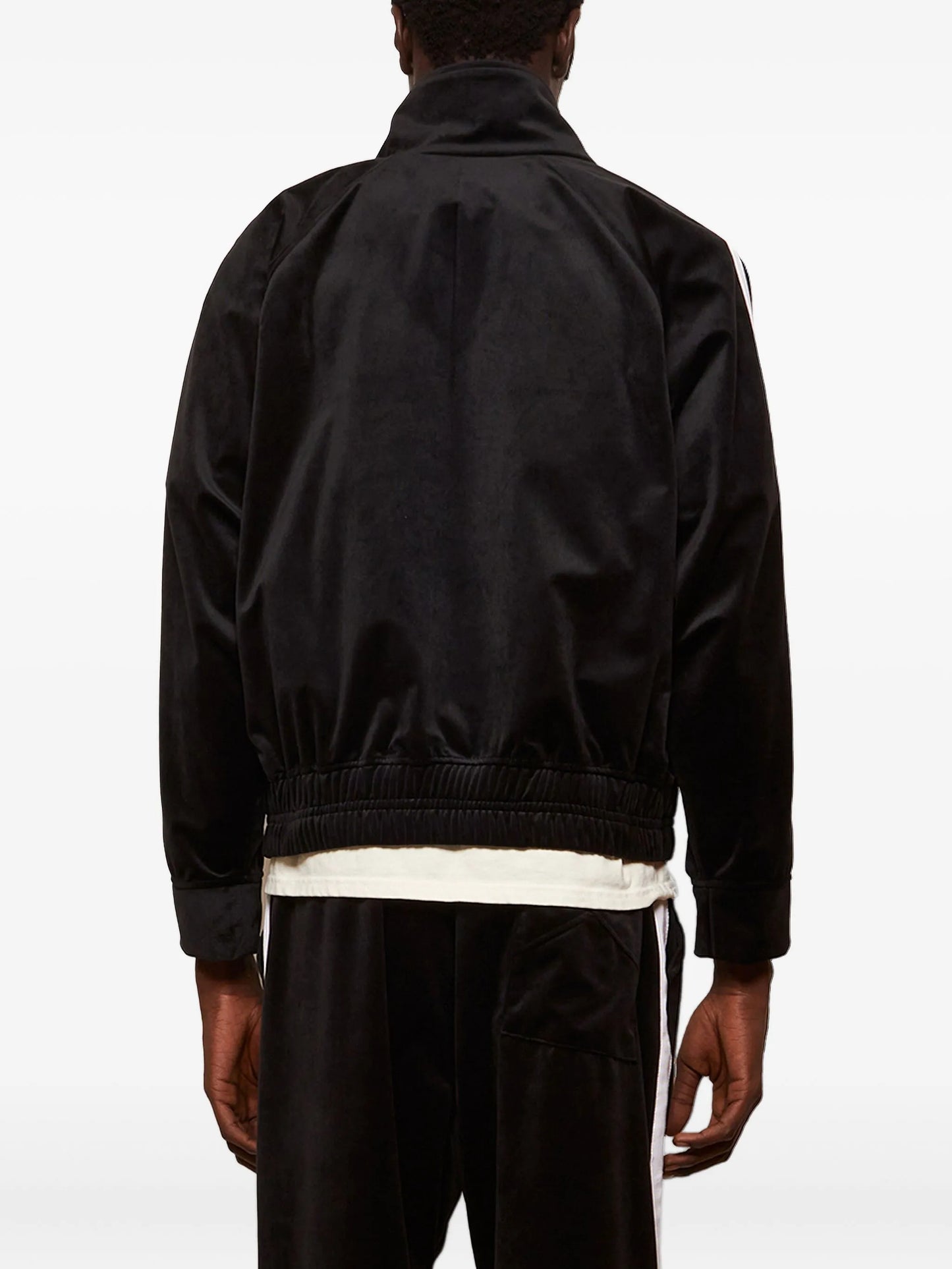 Hampton velvet striped track jacket