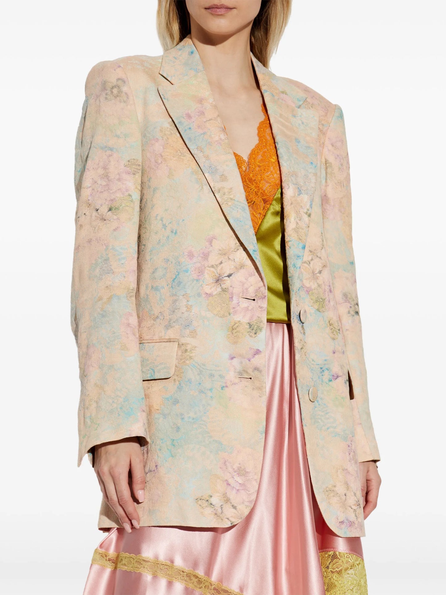 single-breasted blazer