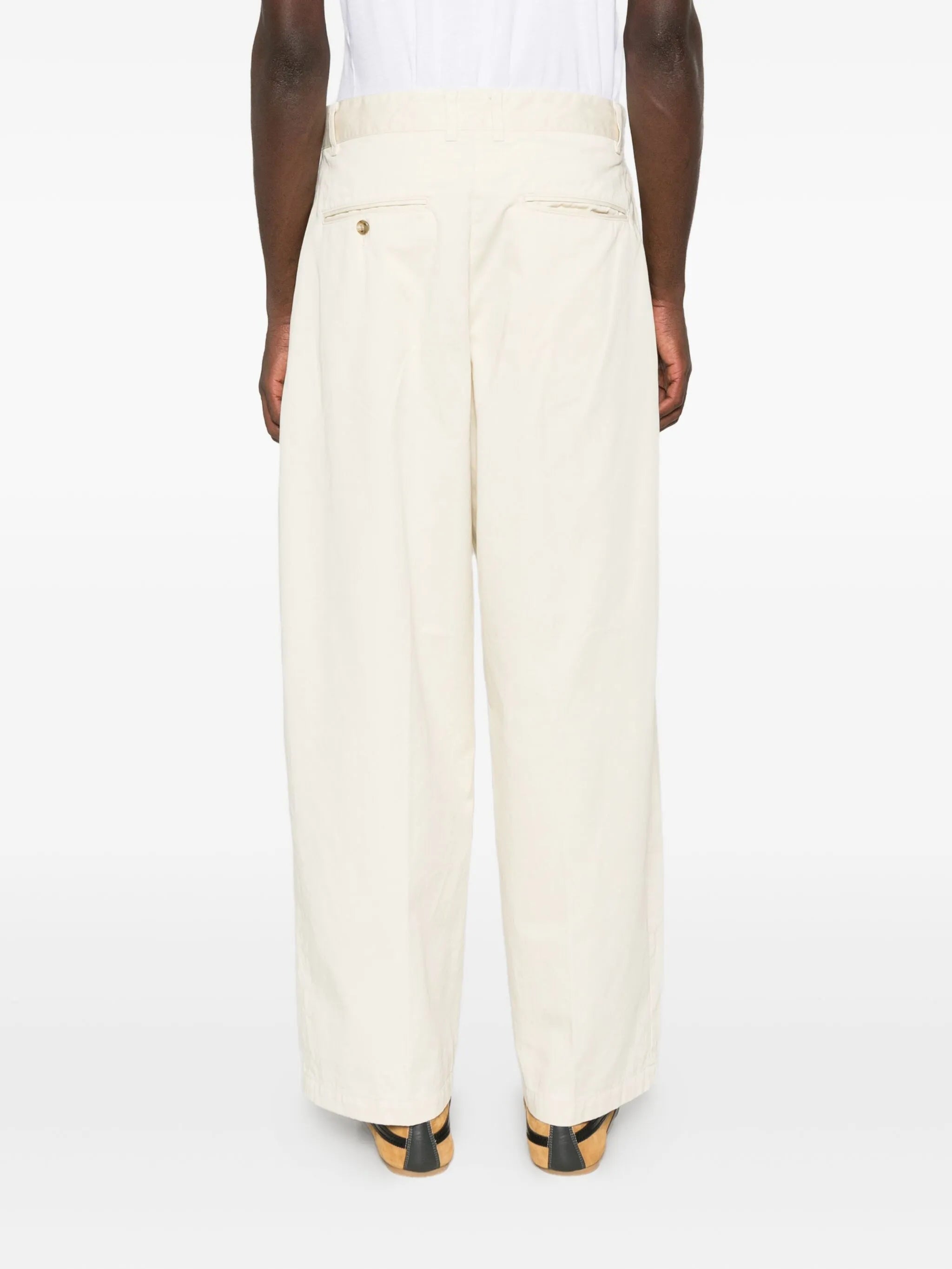 double-pleat trousers