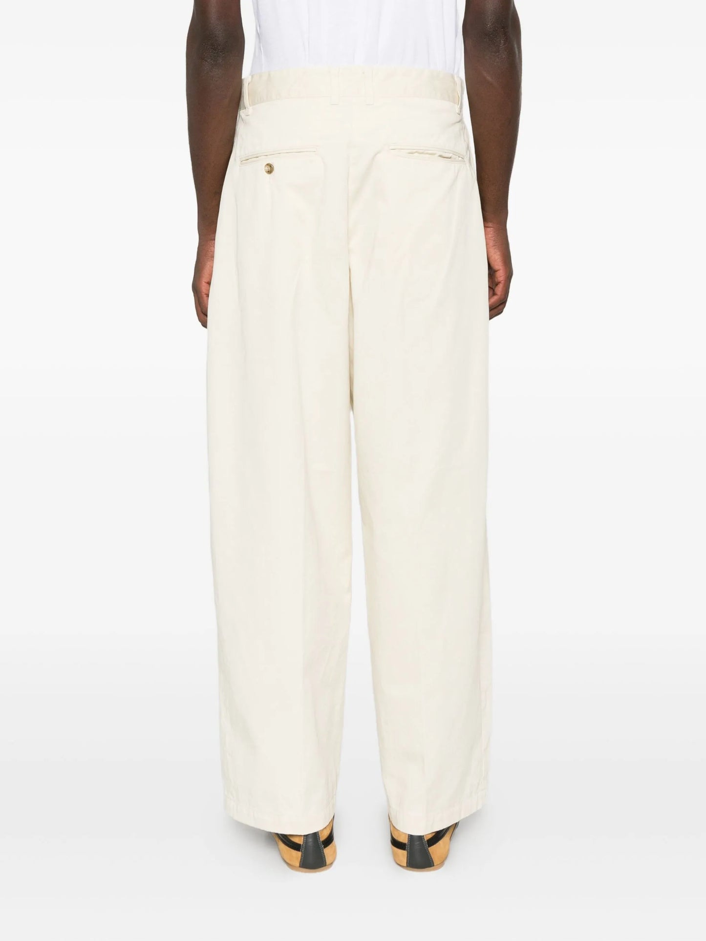 double-pleat trousers