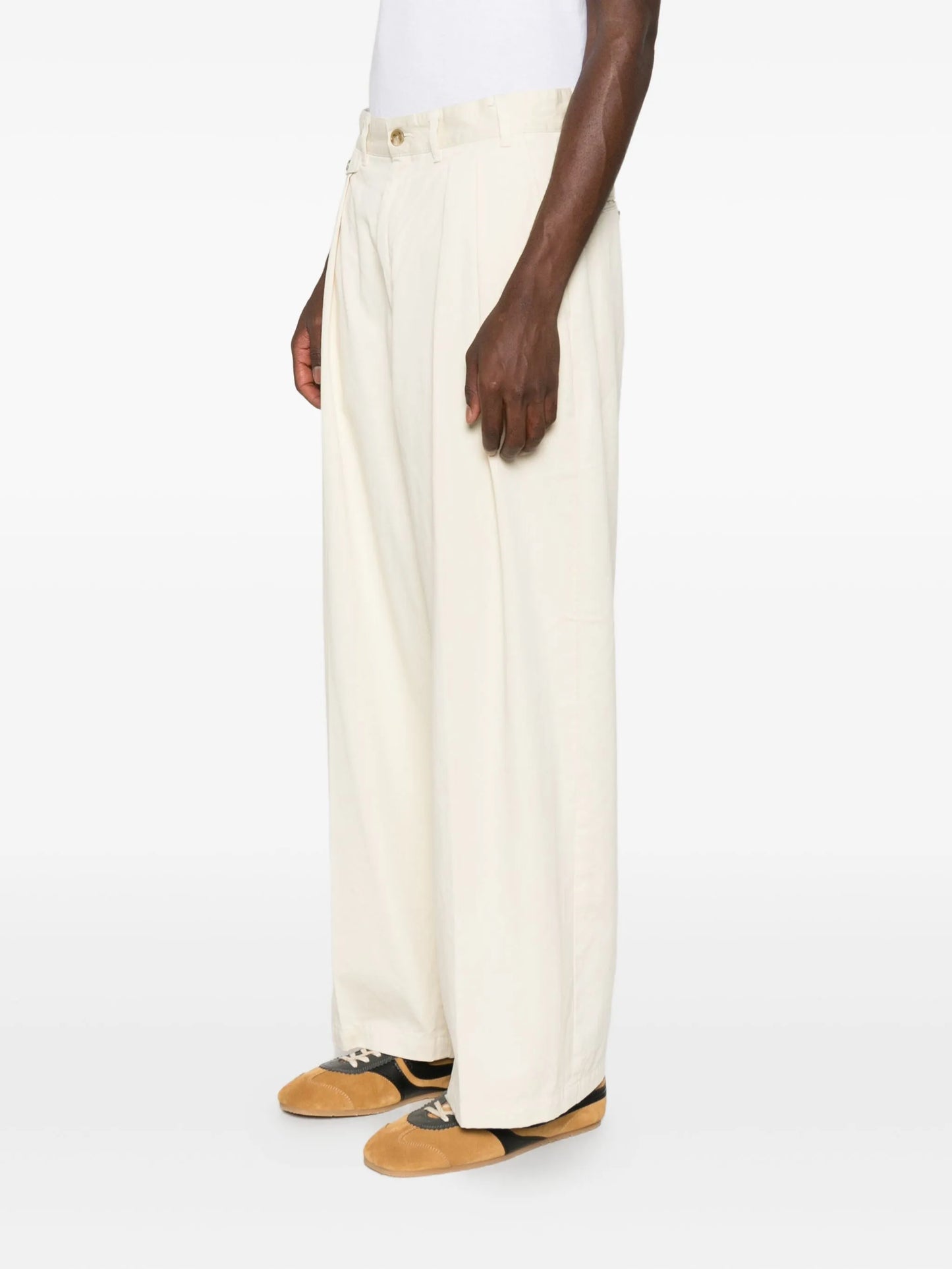 double-pleat trousers