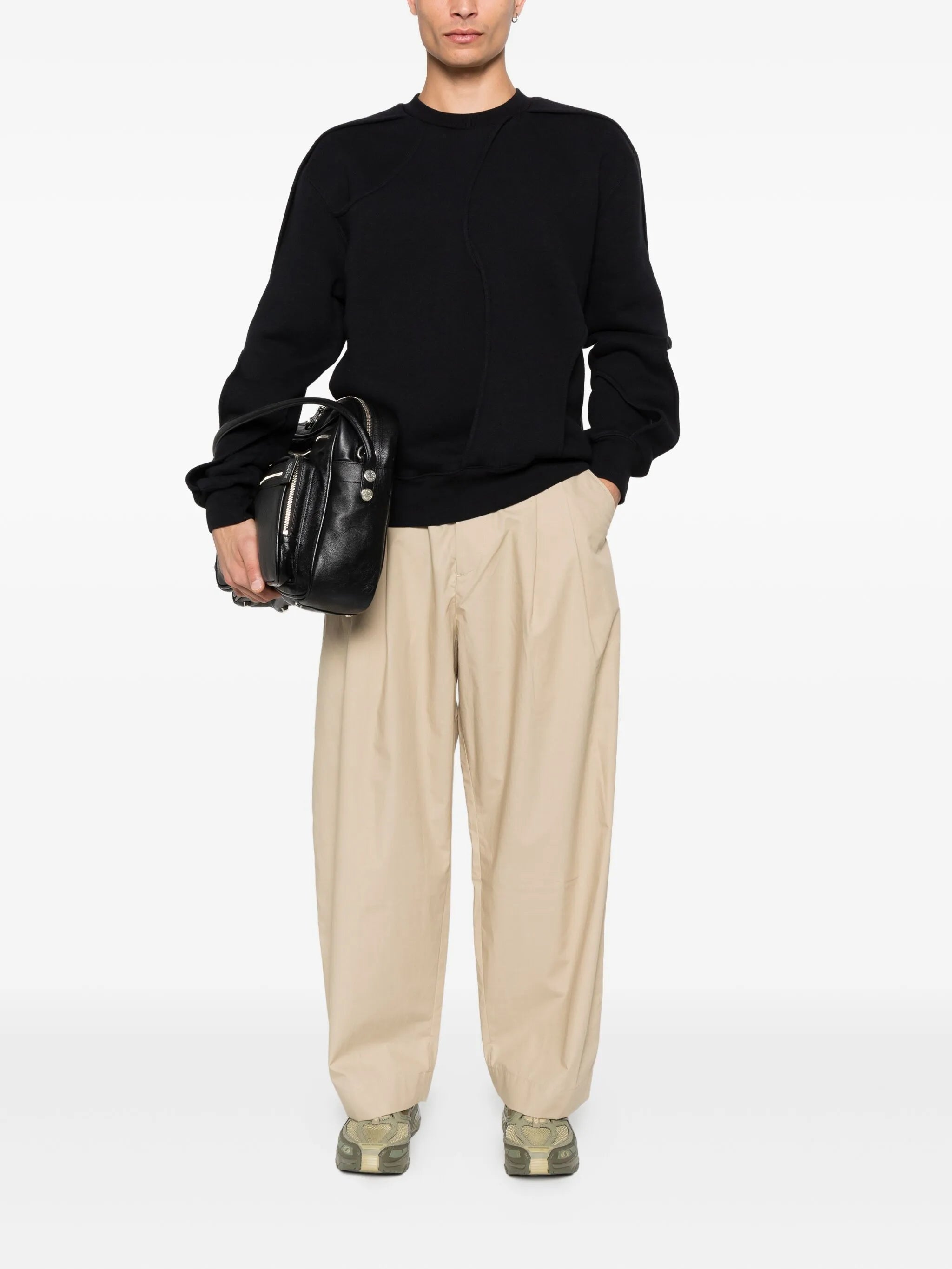 double-pleat trousers