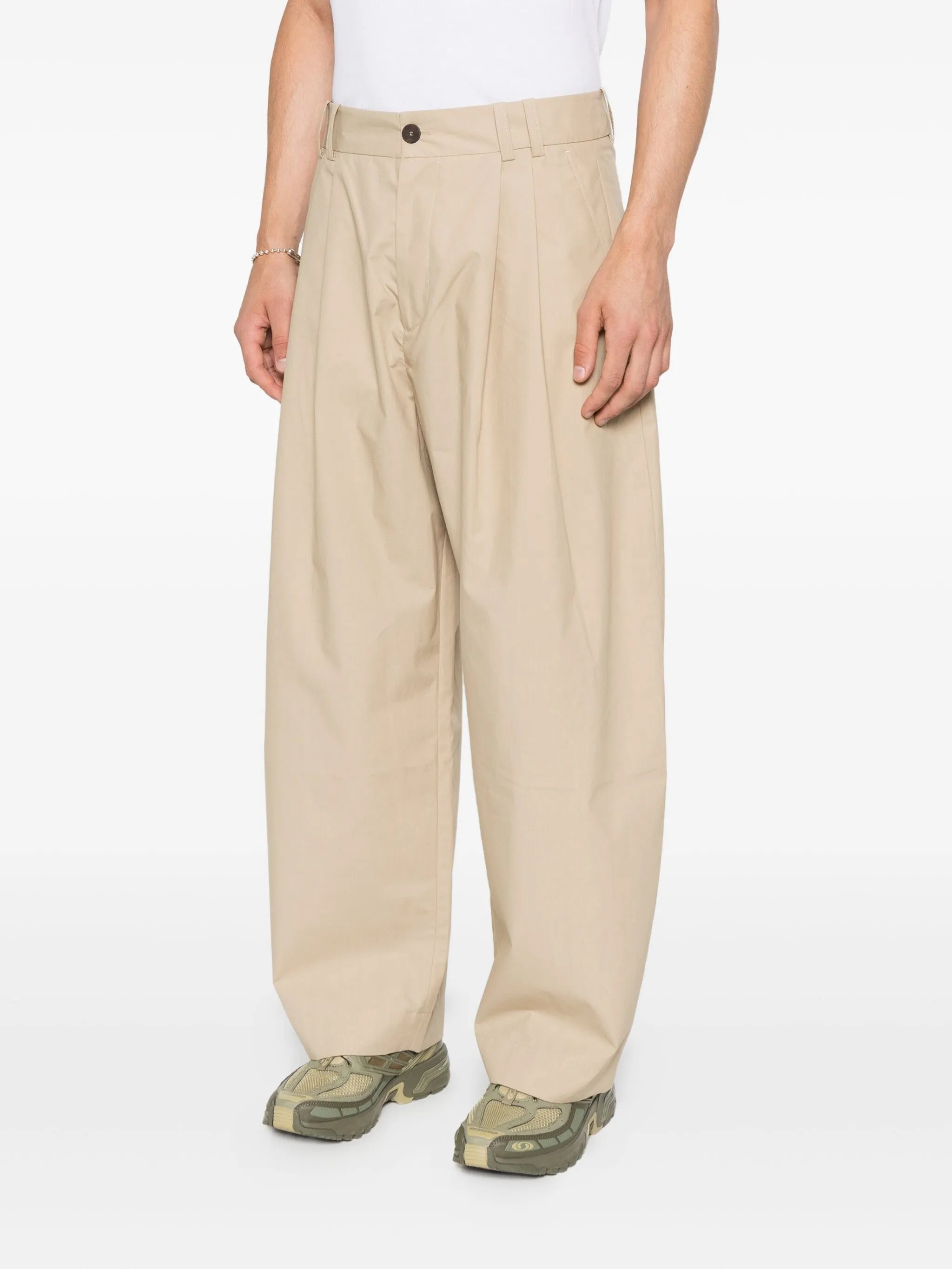 double-pleat trousers