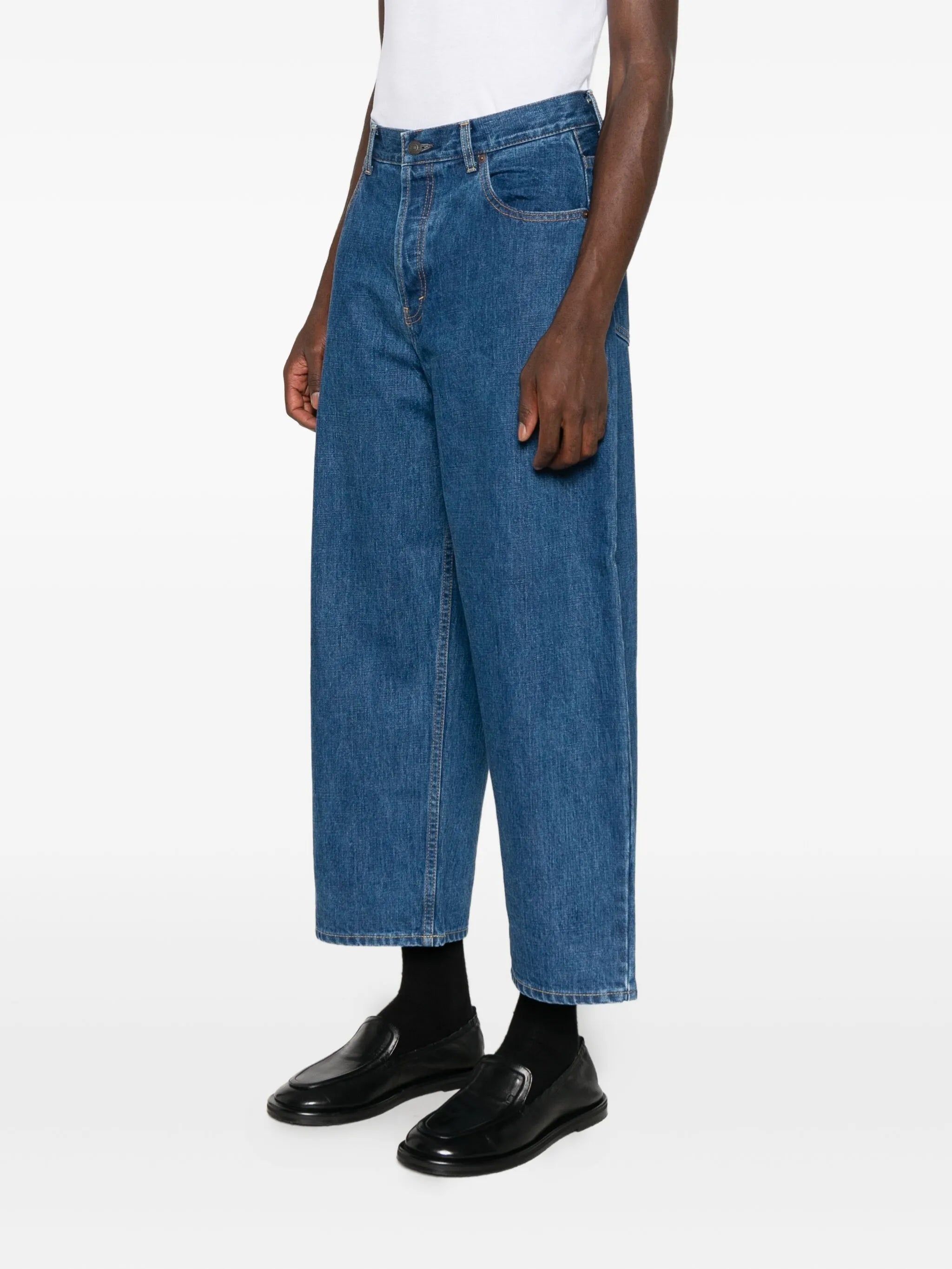 x Beams Plus five-pocket jeans