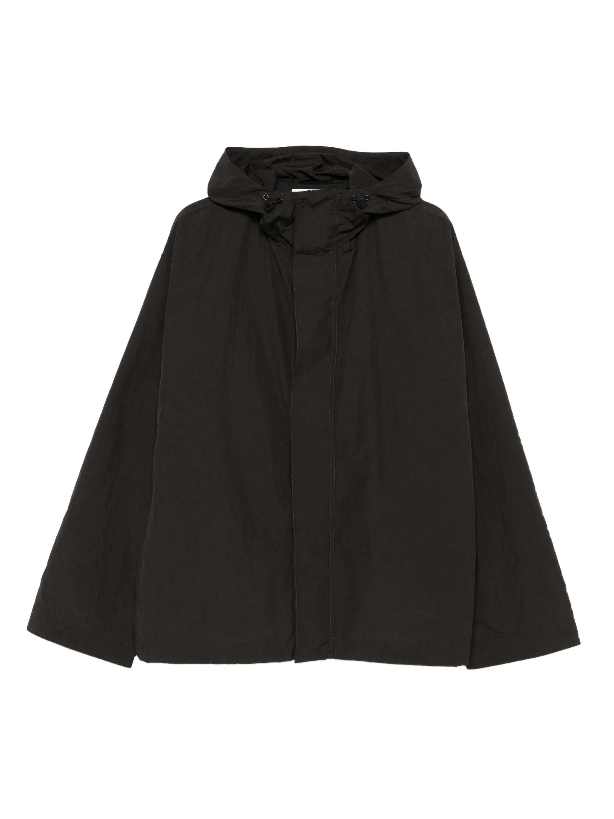 hooded windbreaker jacket