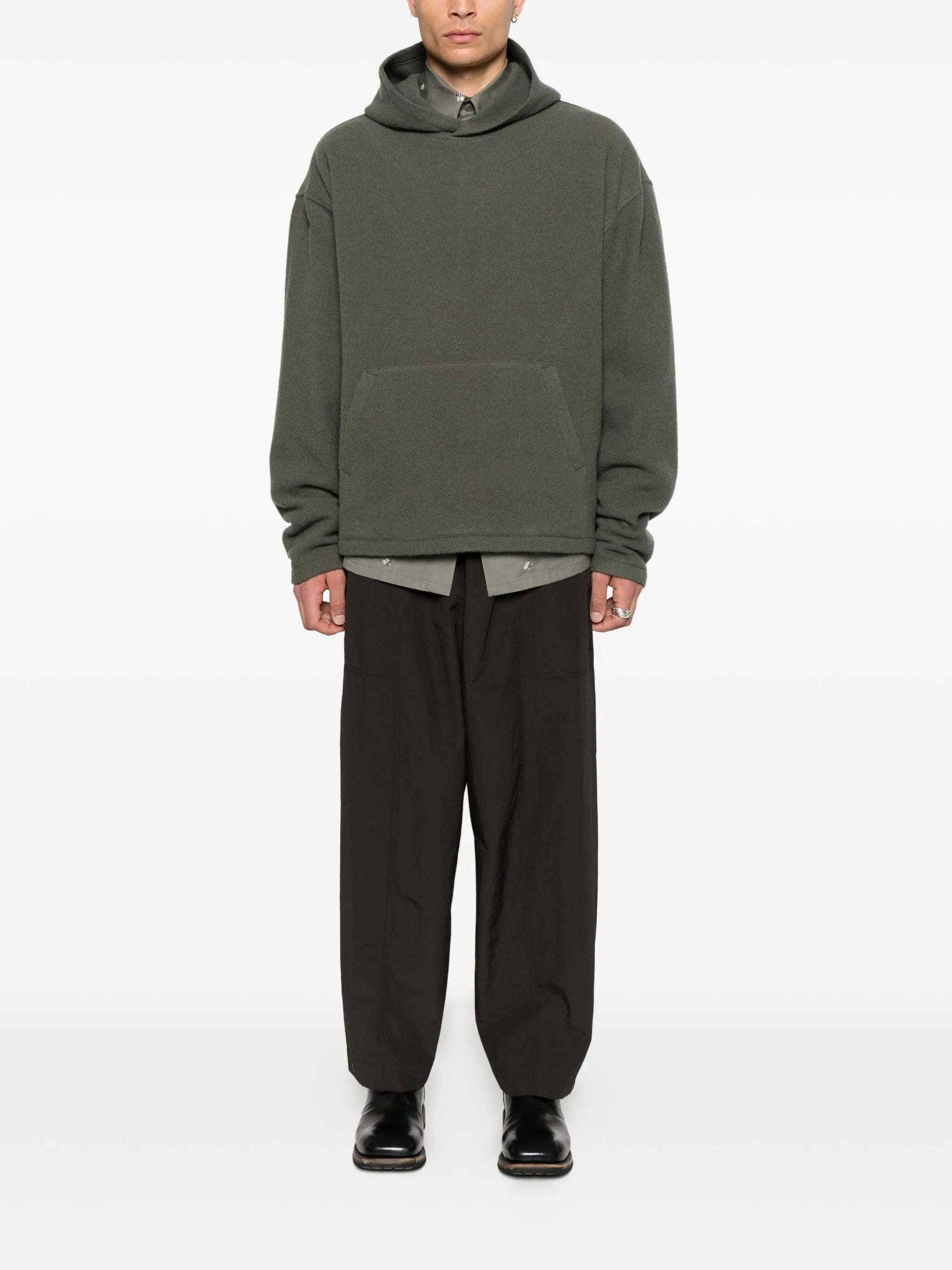 virgin wool hoodie