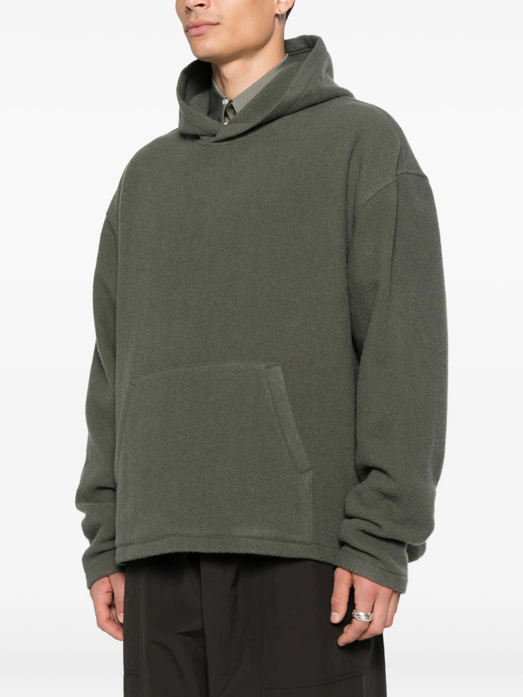 virgin wool hoodie
