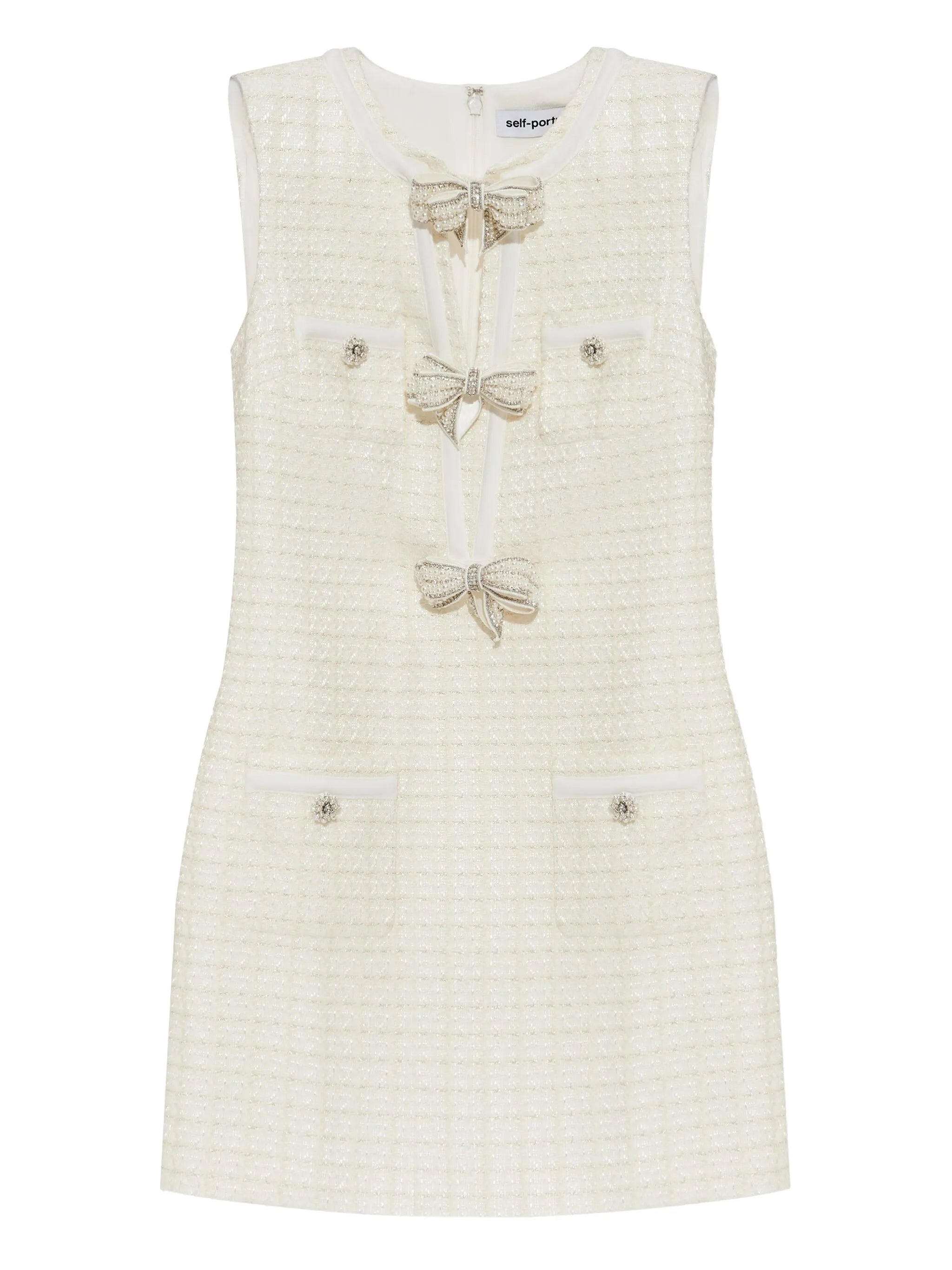 bouclé mini dress
