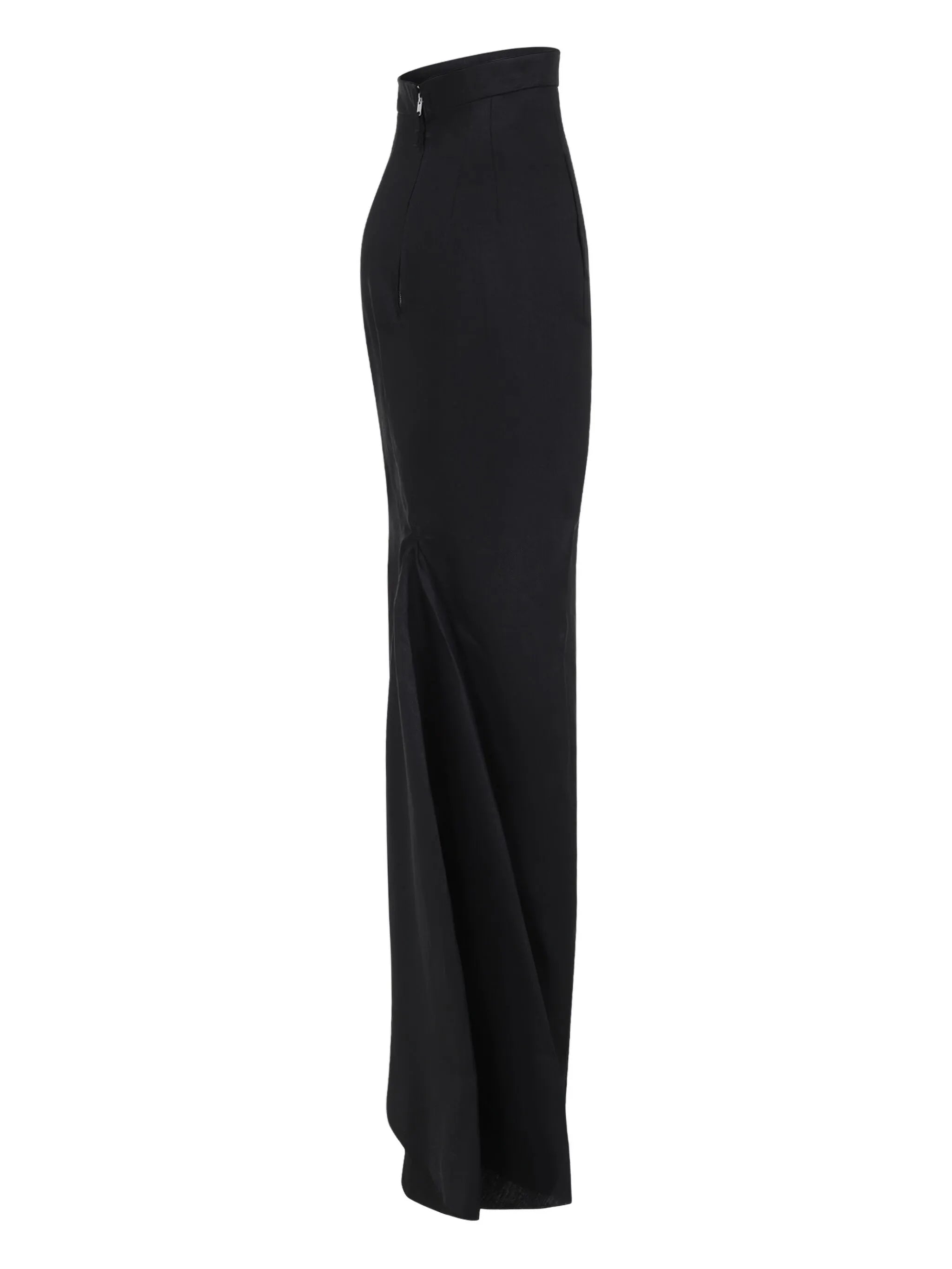 draped-detail maxi skirt