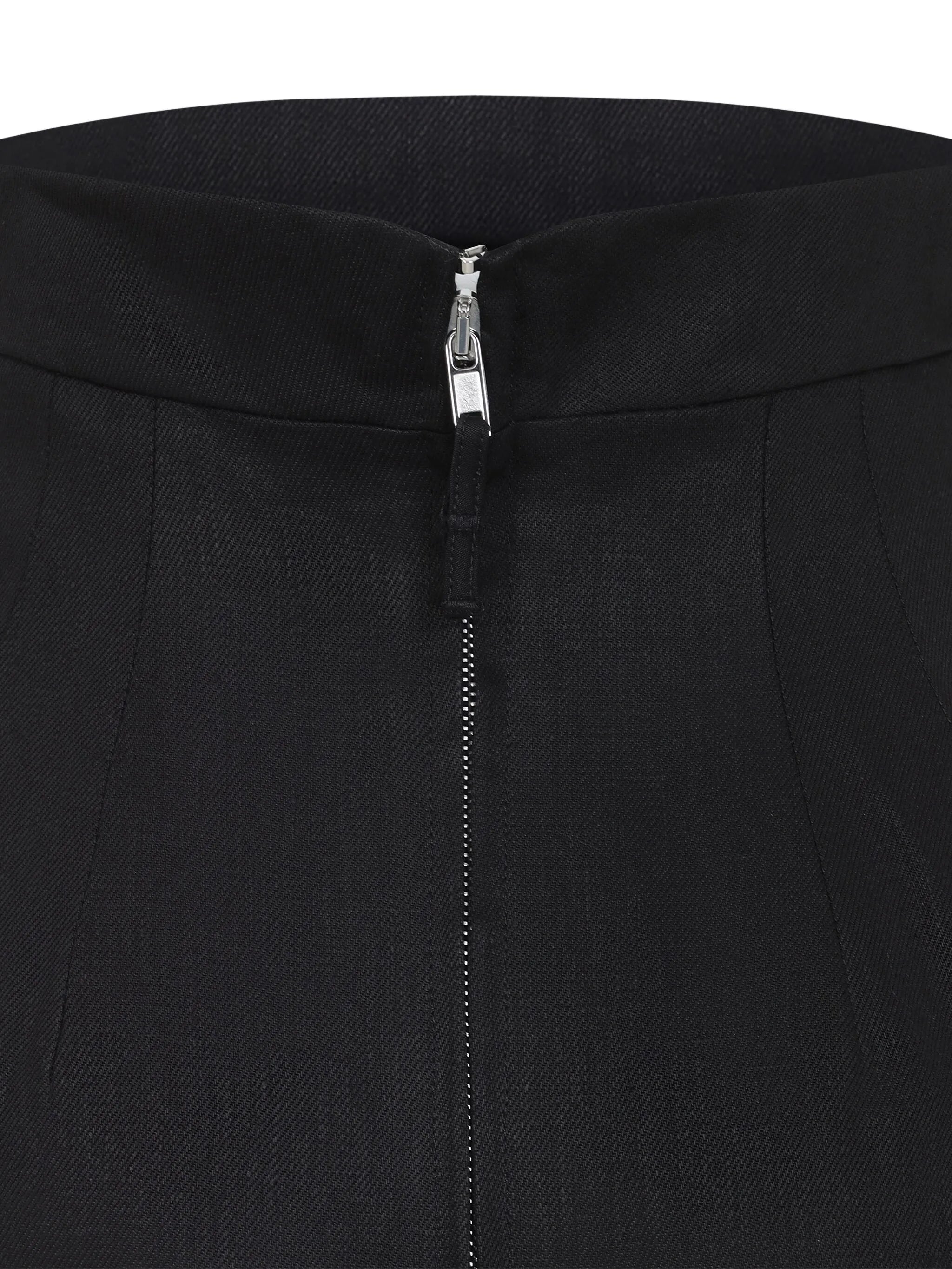 draped-detail maxi skirt