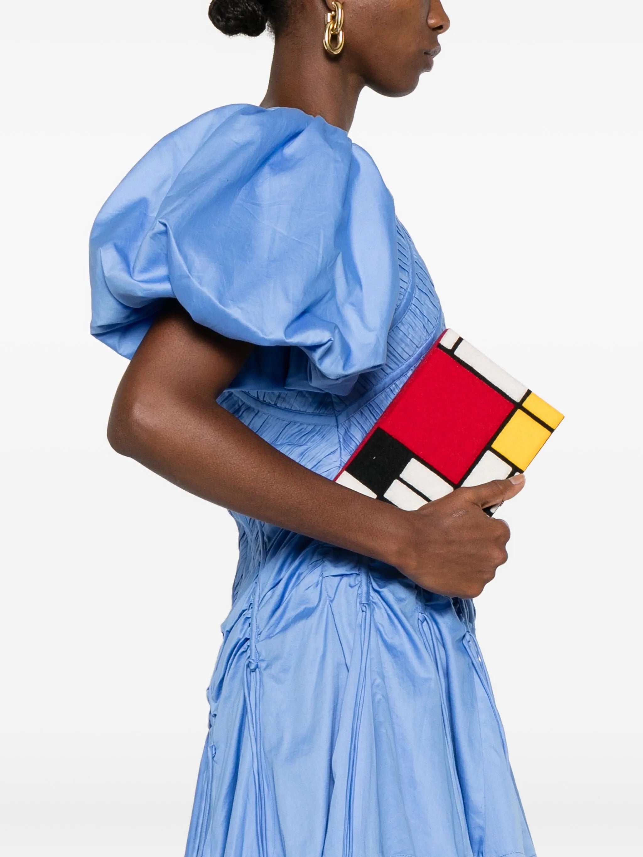 Mondrian clutch bag