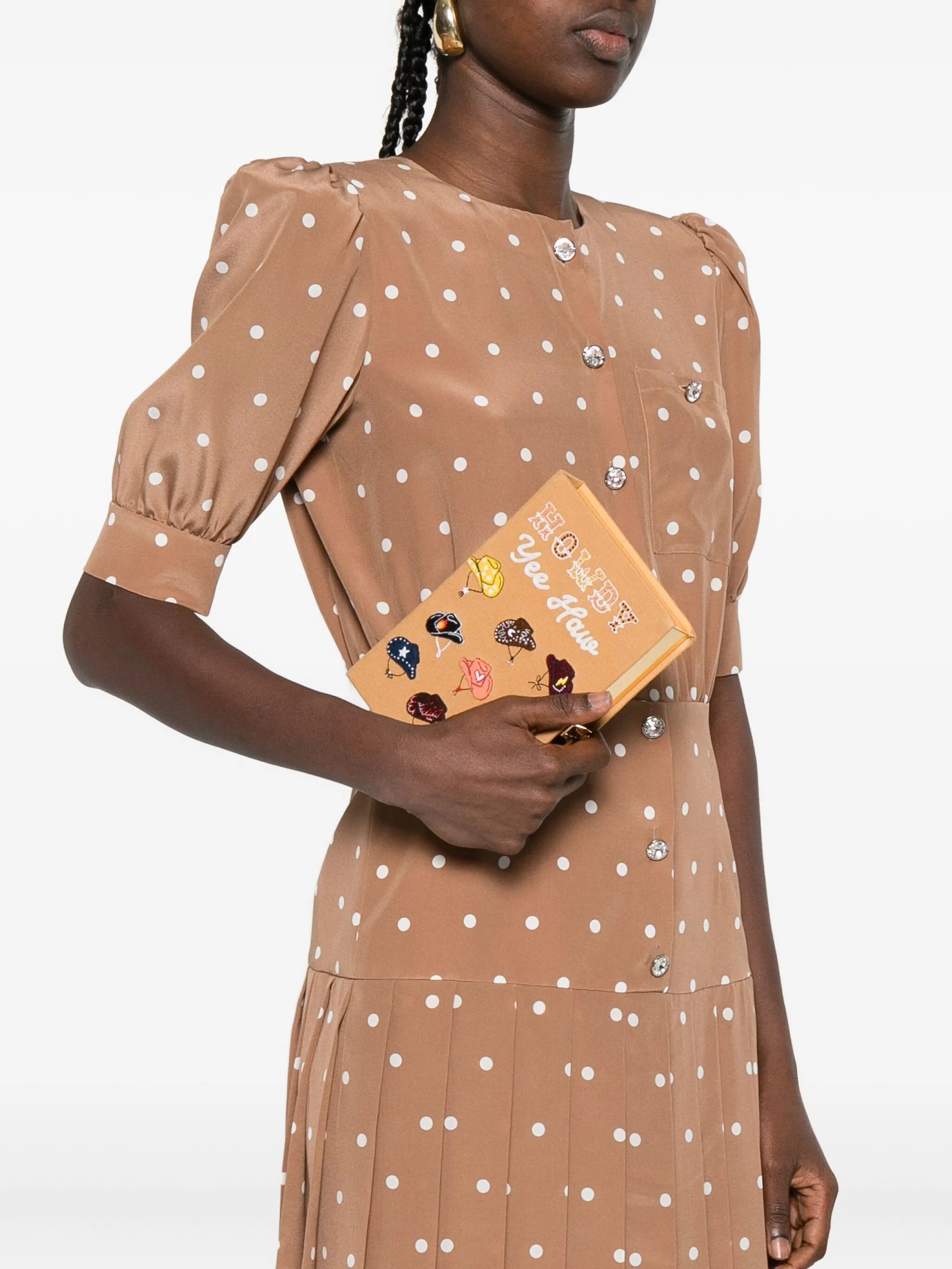 Cowgirl Hats embroidered clutch