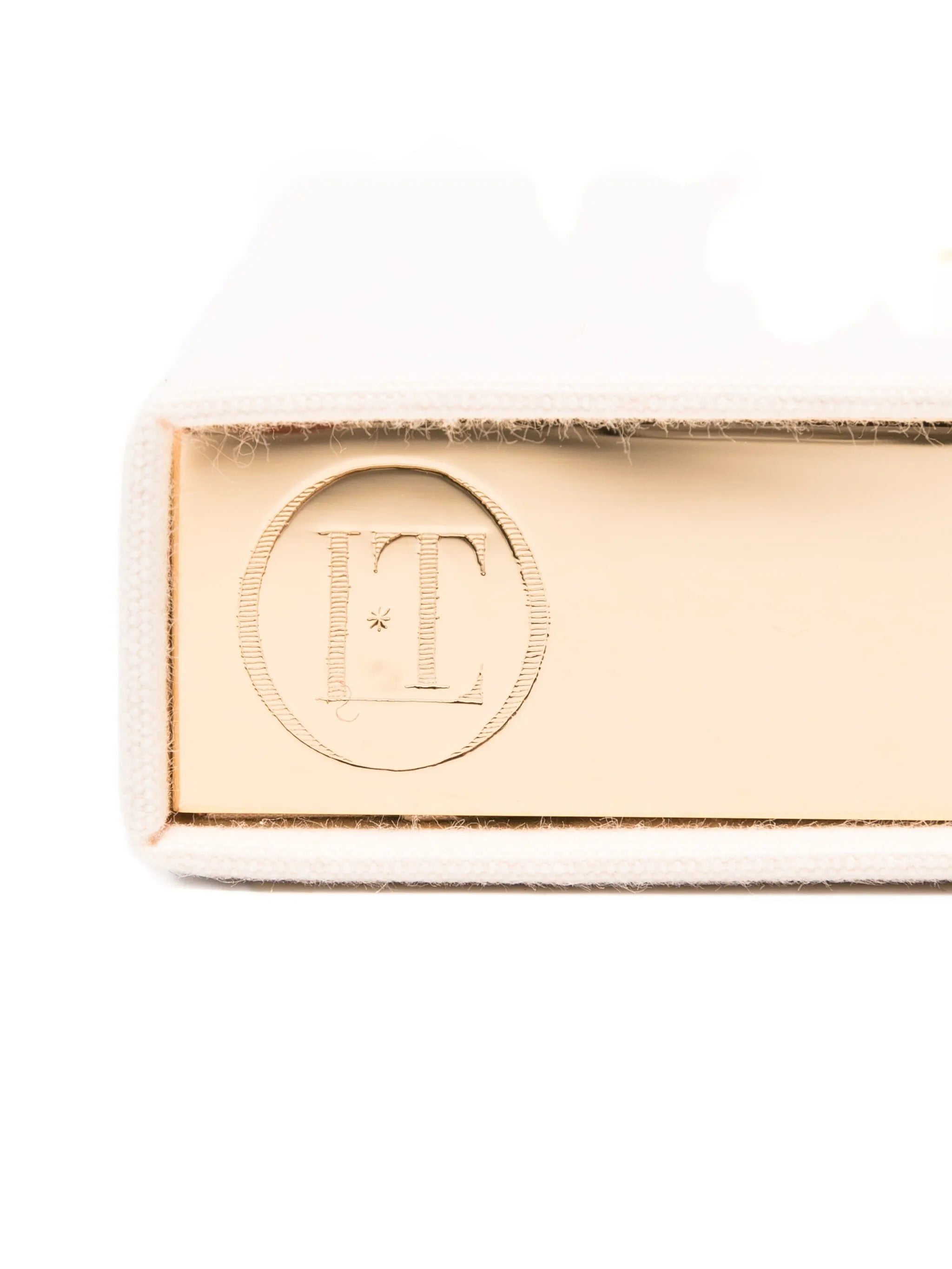 Kick Off Your Boots embroidered mini book clutch