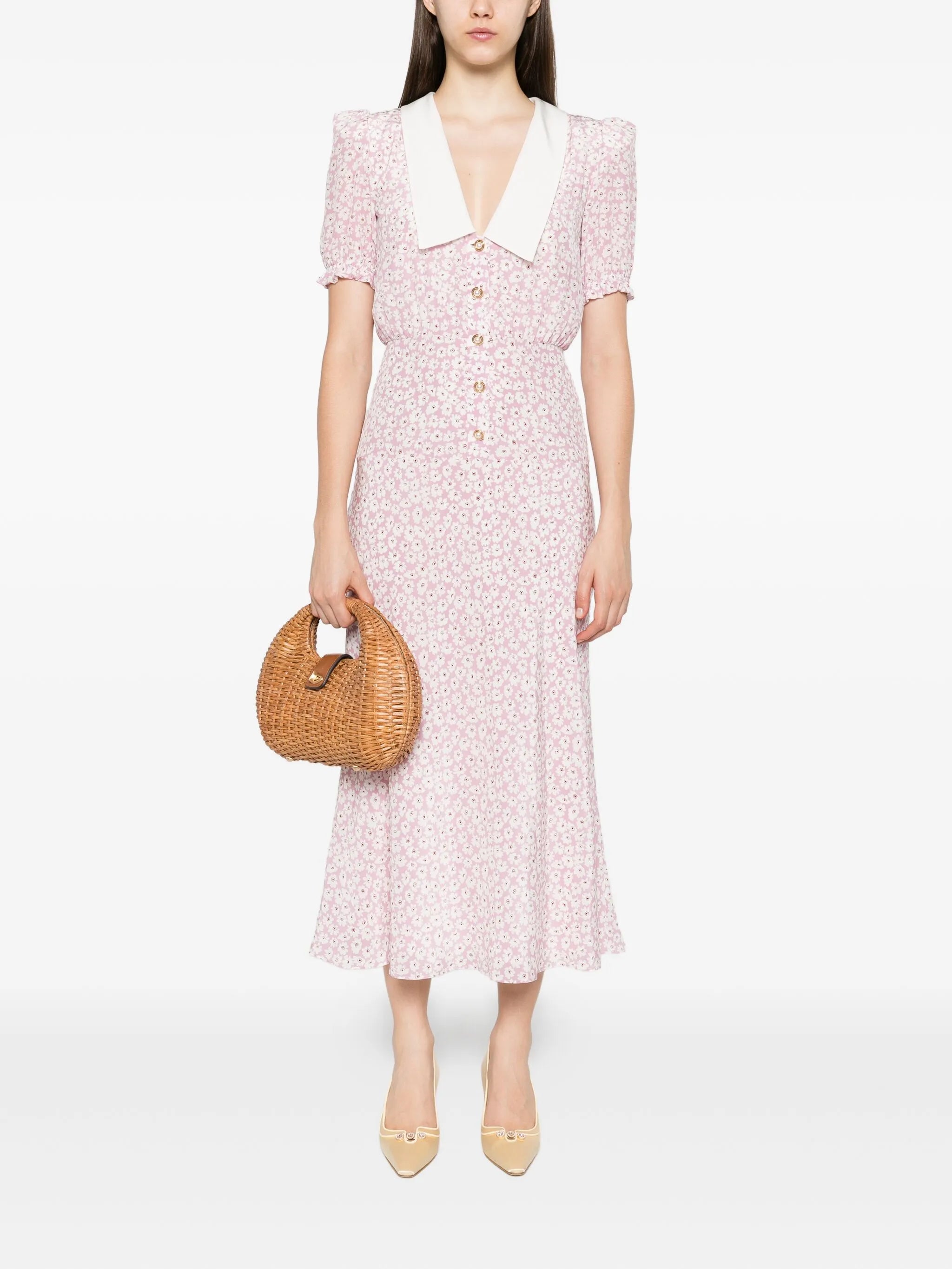 floral print midi dress